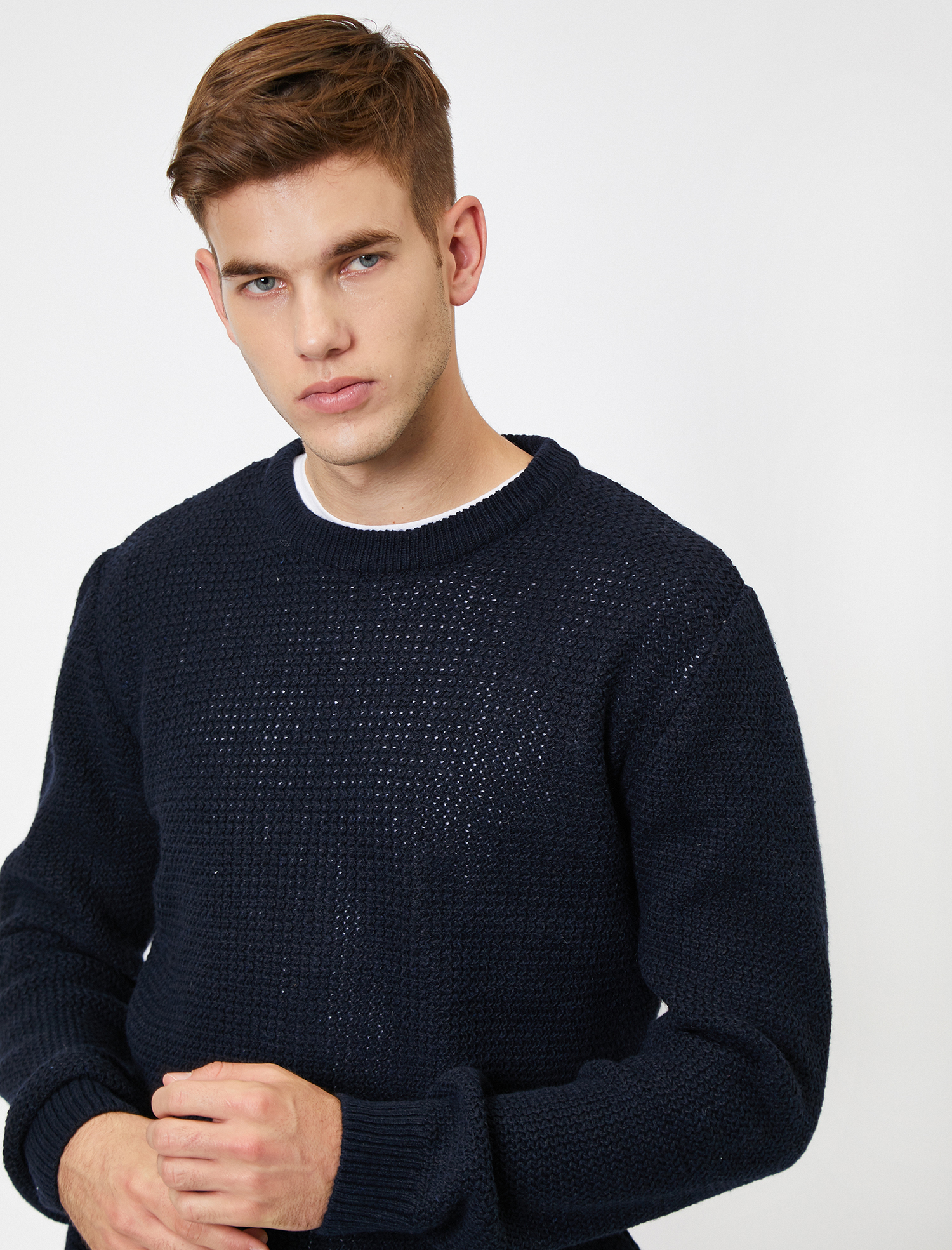   Örgülü Triko Kazak