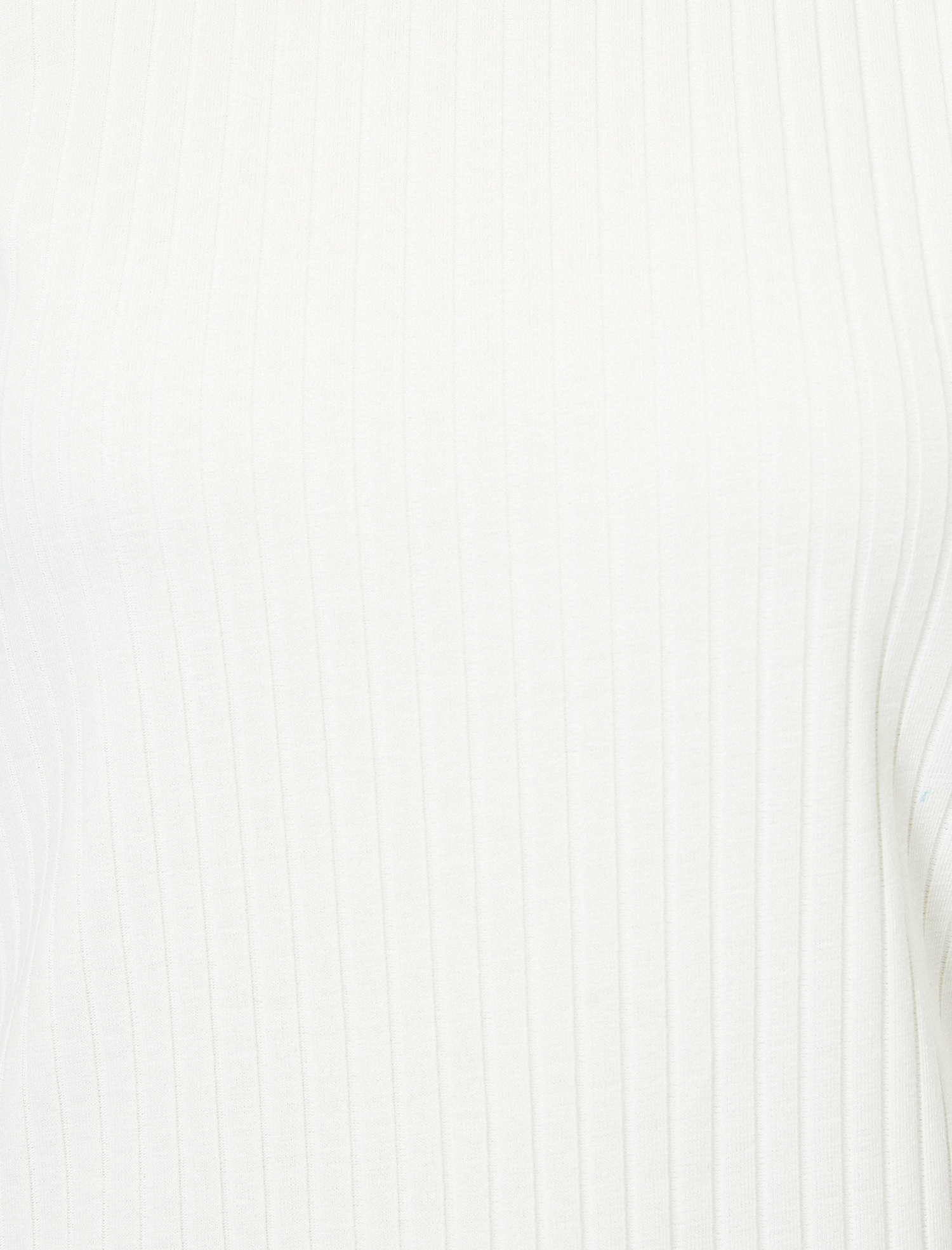   Uzun Kollu Tişört Çizgi Detaylı Kayık Yaka