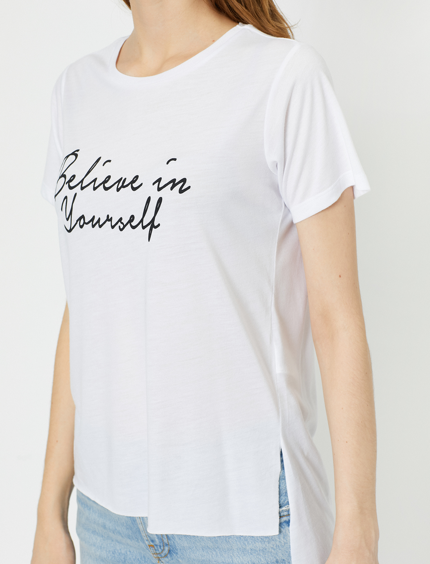   Kısa Kollu Baskılı Tişört