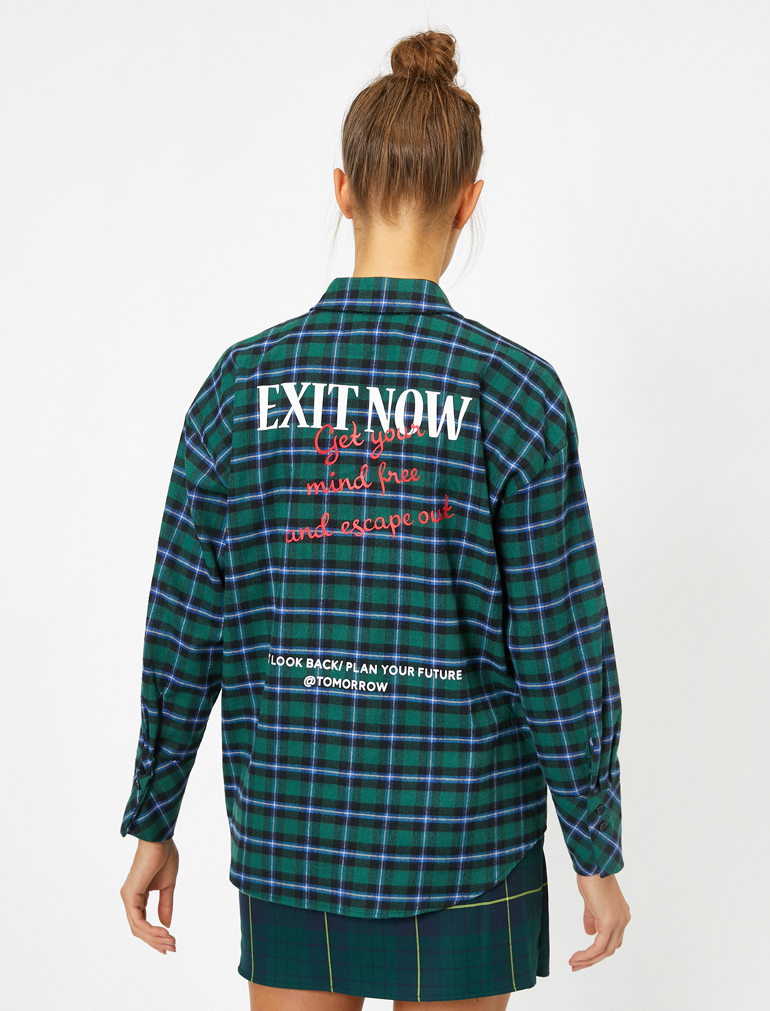   Yazılı Baskılı Gömlek