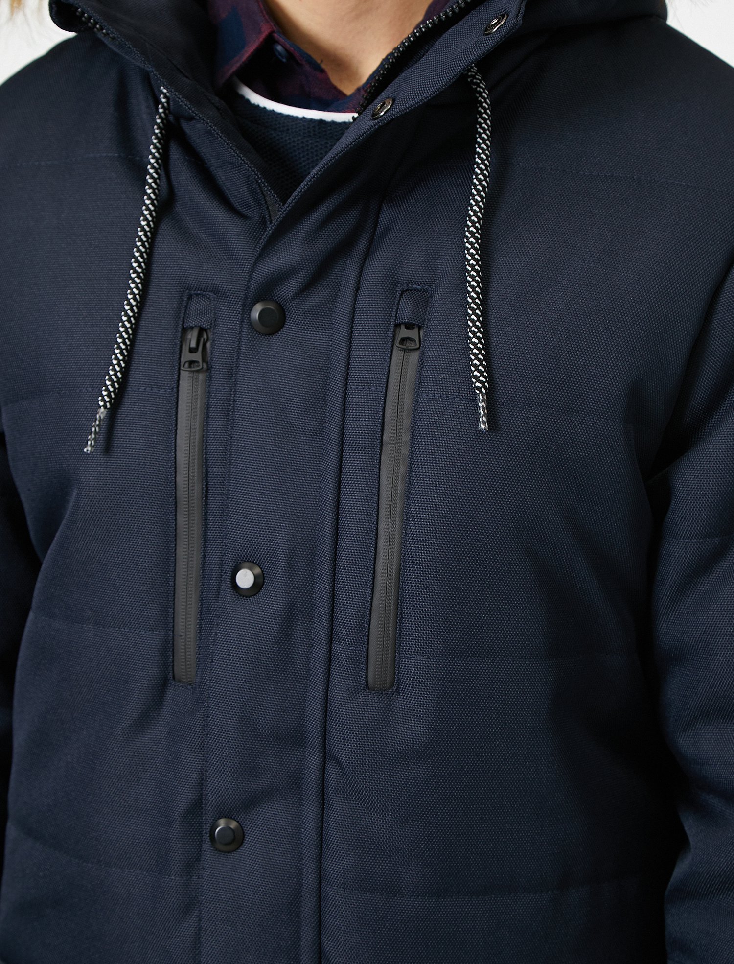   Kapüşonlu Şişme Kaban