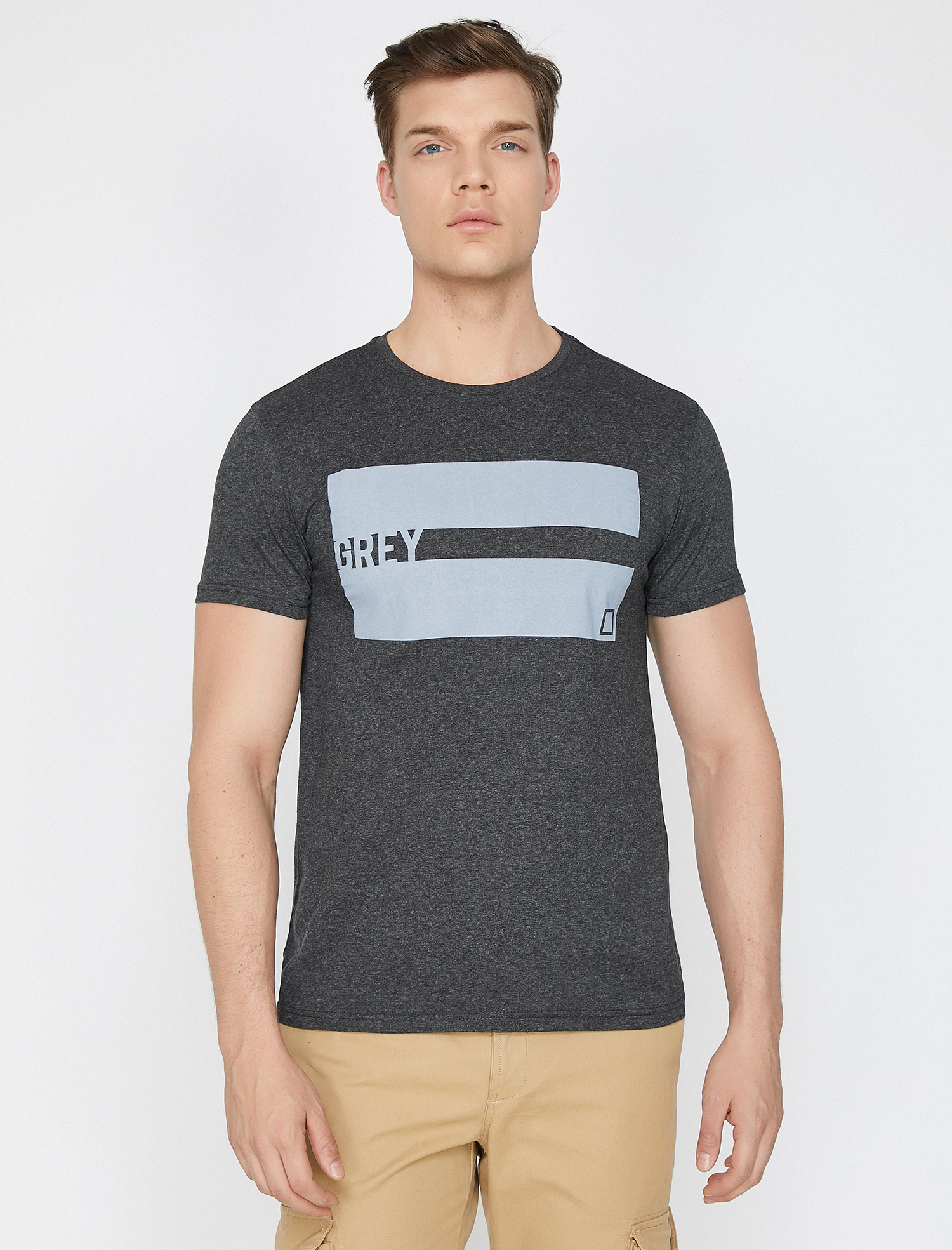   Baskılı Tişört Kısa Kollu