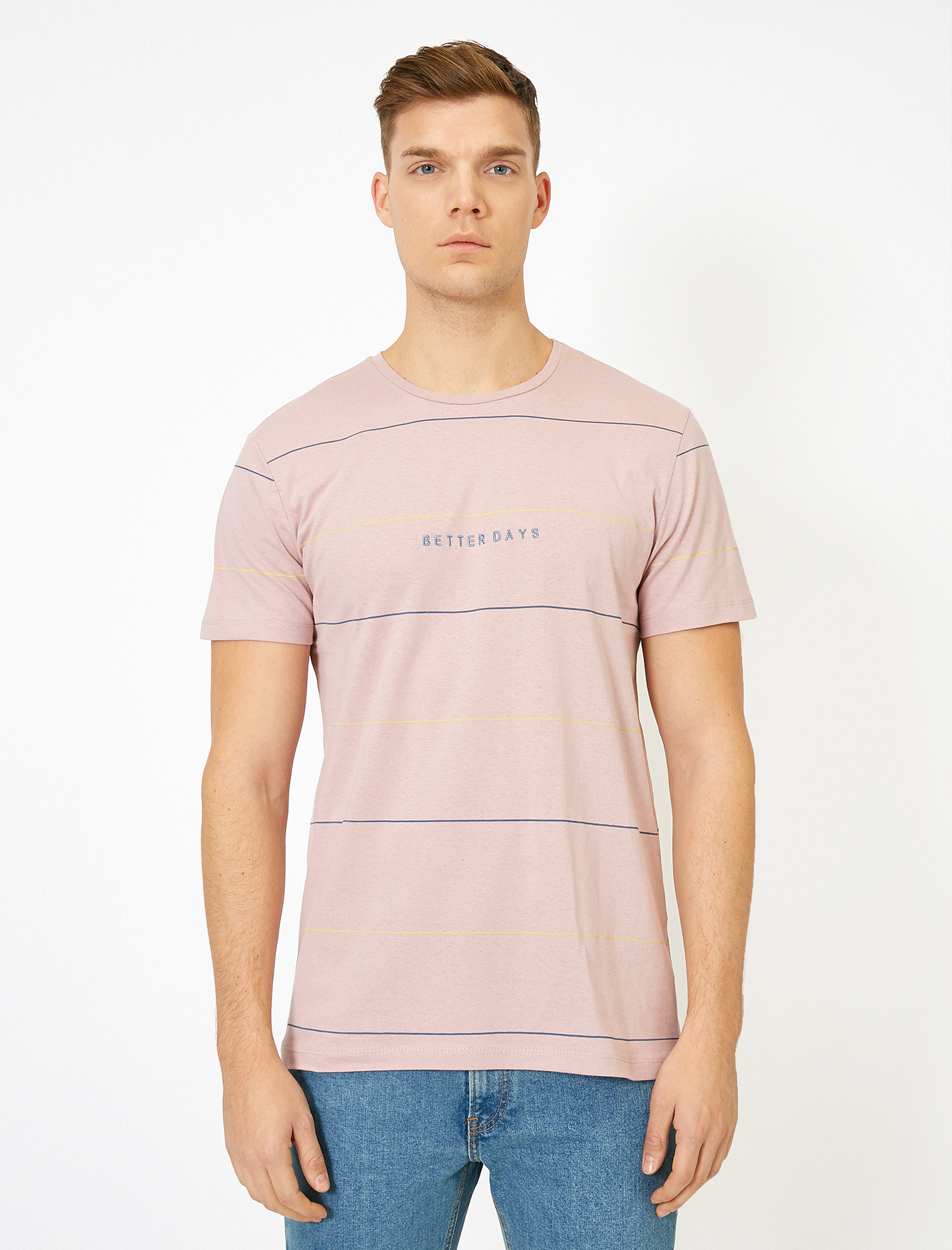   Baskılı Tişört Kısa Kollu