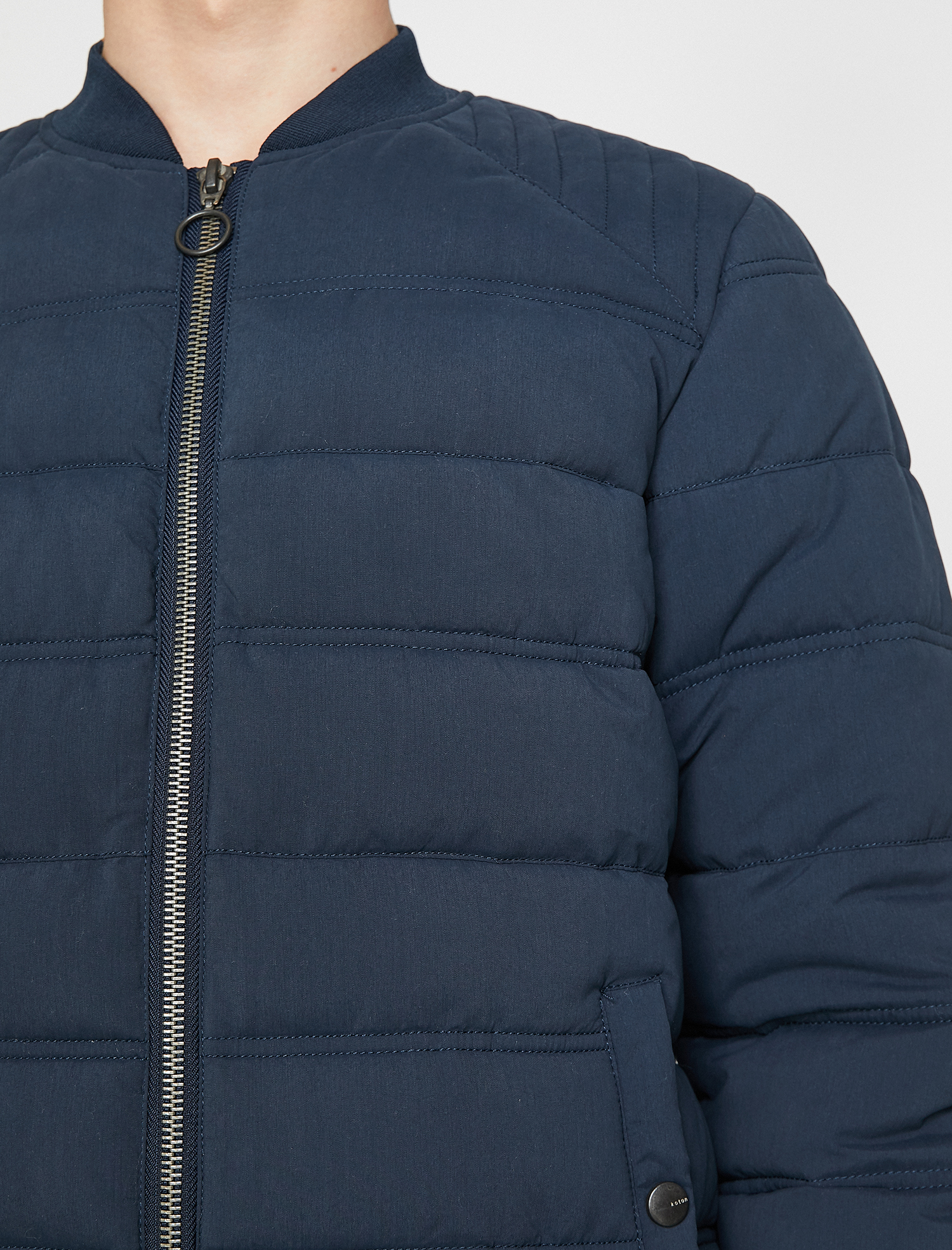   Şişme Mont Bomber Yaka