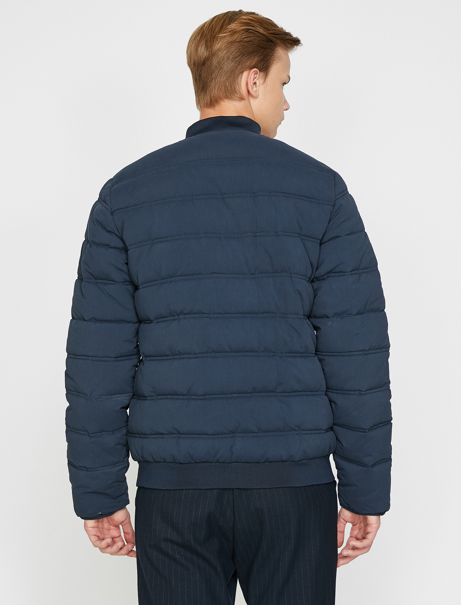   Şişme Mont Bomber Yaka