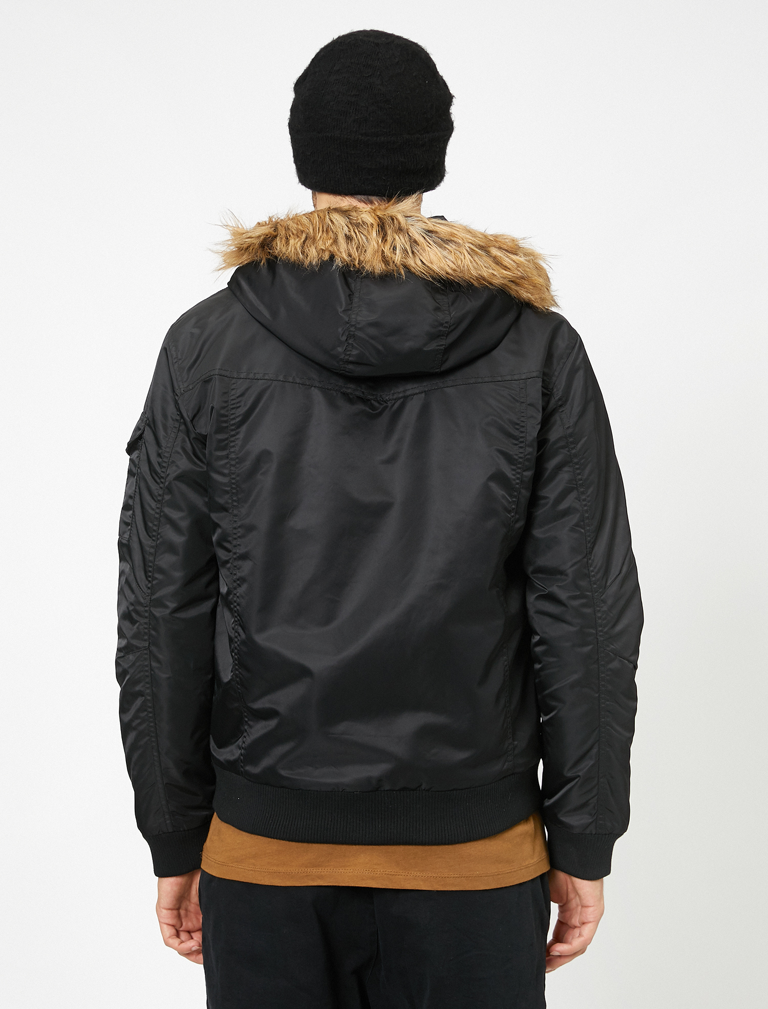   Suni Kürk Detaylı Mont