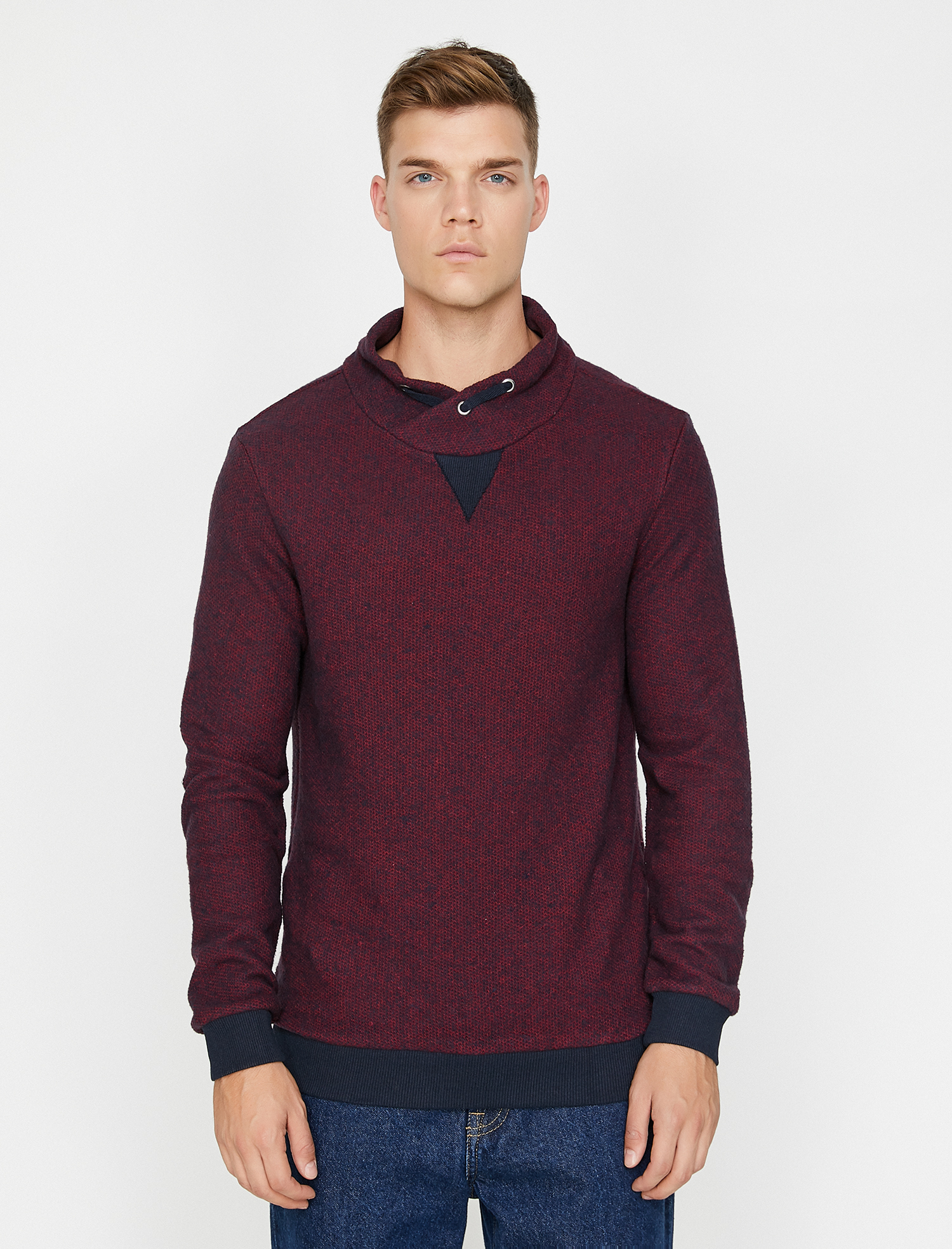   Kuş Gözü Detaylı Kazak