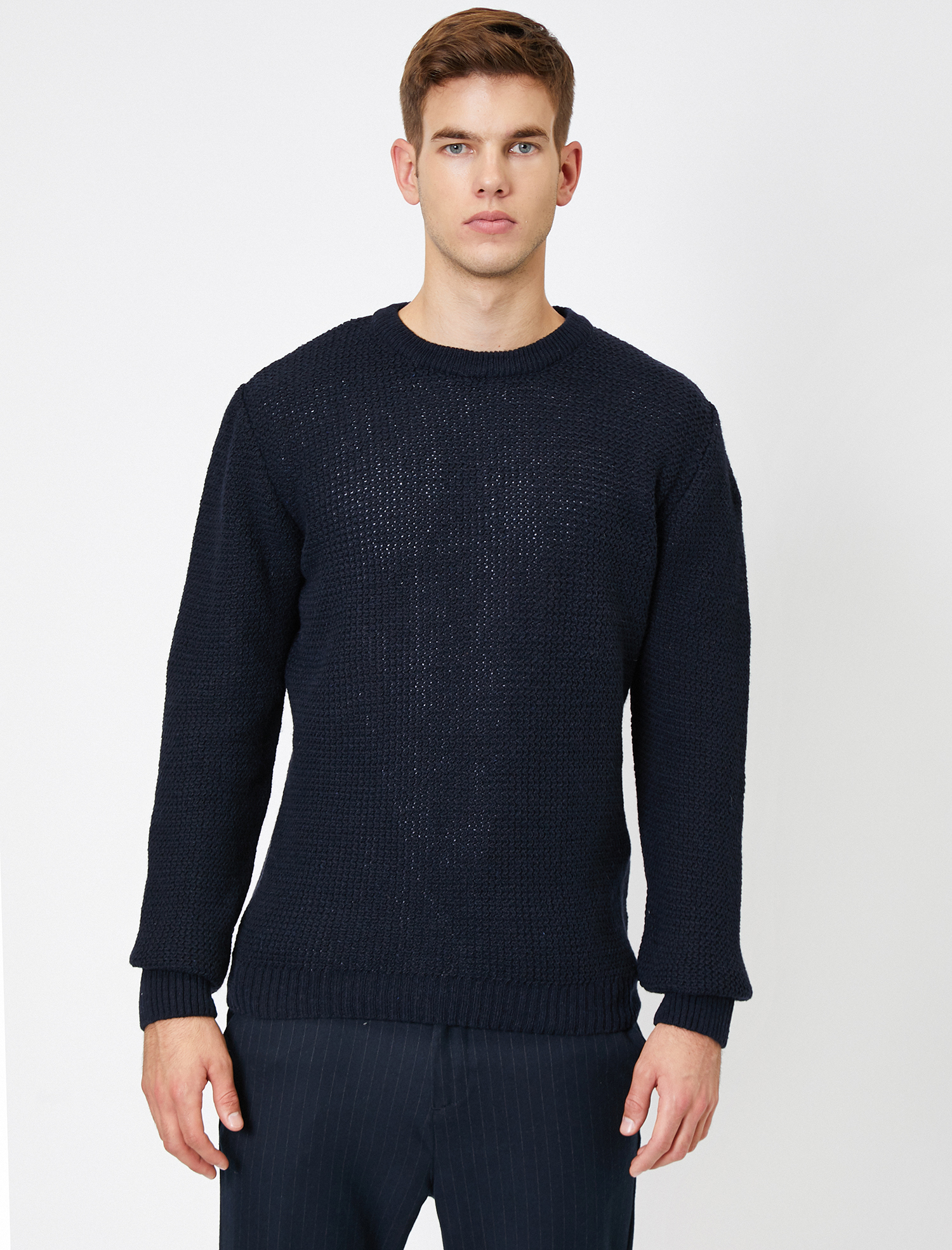   Örgülü Triko Kazak