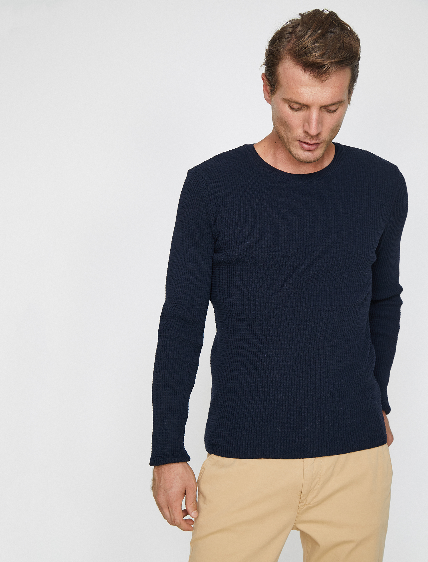 Triko Kazak Bisiklet Yaka