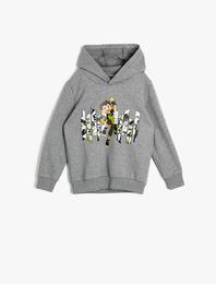 Ben 10 Lisanslı Baskılı Sweatshirt