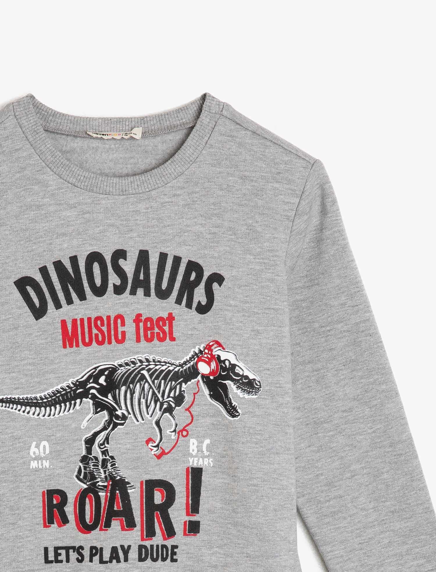  Erkek Çocuk Baskılı Sweatshirt Uzun Kollu