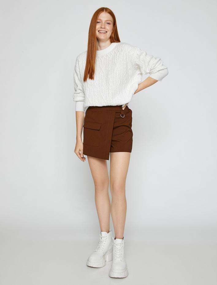  Bisiklet Yaka Triko Kazak Uzun Kollu