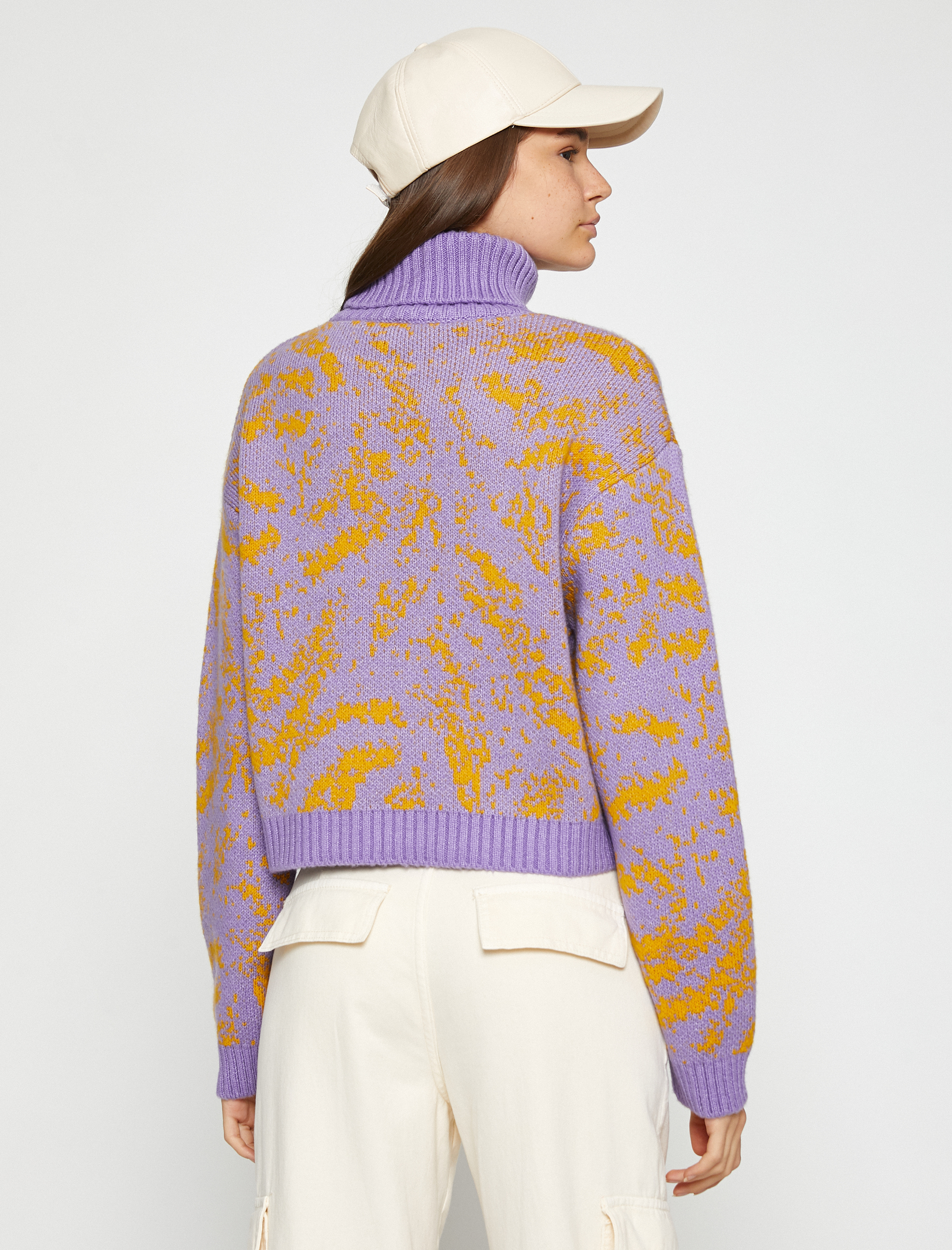   Crop Kazak Balıkçı Yaka Triko