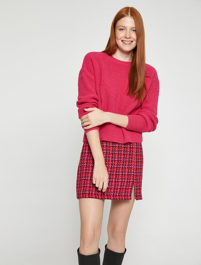  Bisiklet Yaka Triko Kazak