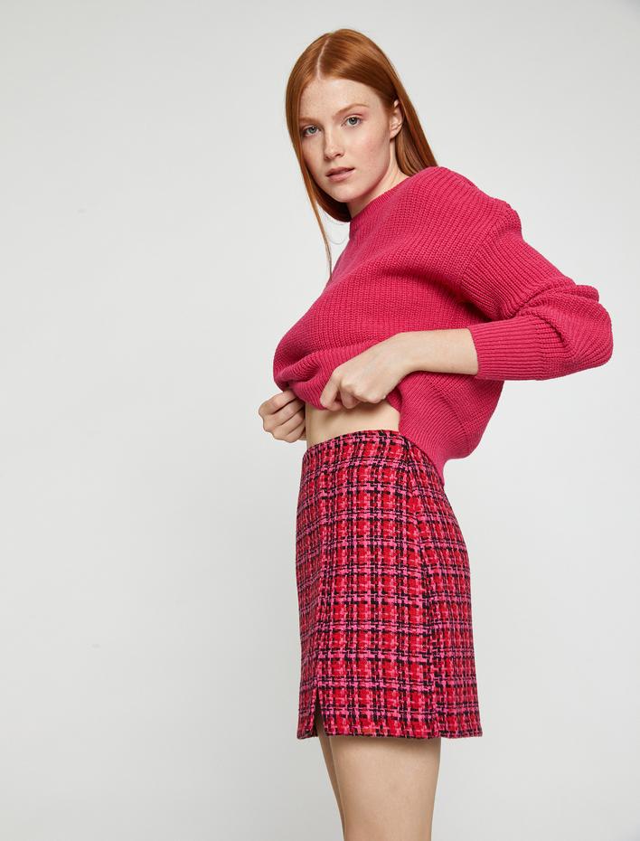  Bisiklet Yaka Triko Kazak