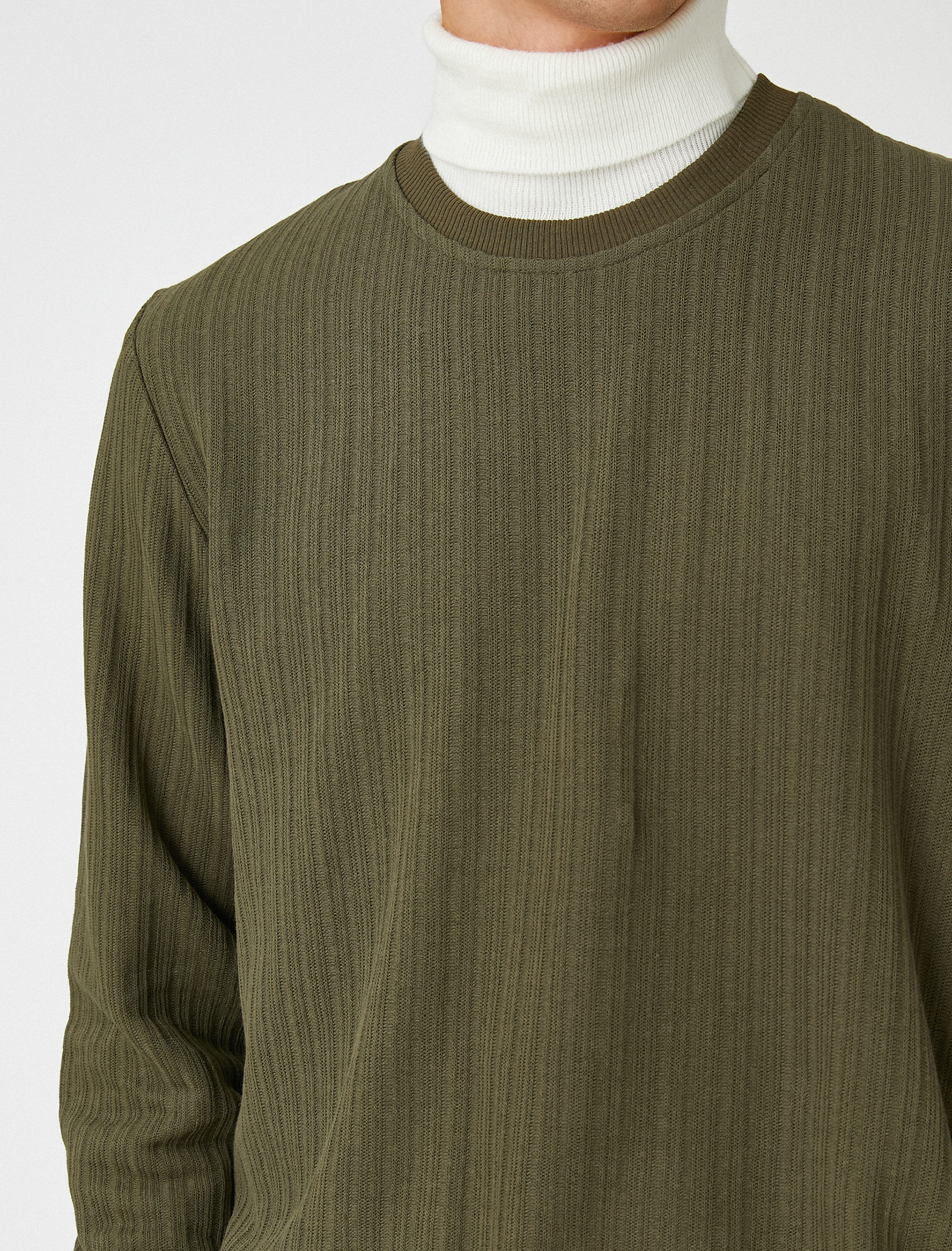   Basic Dokulu Kazak Bisiklet Yaka