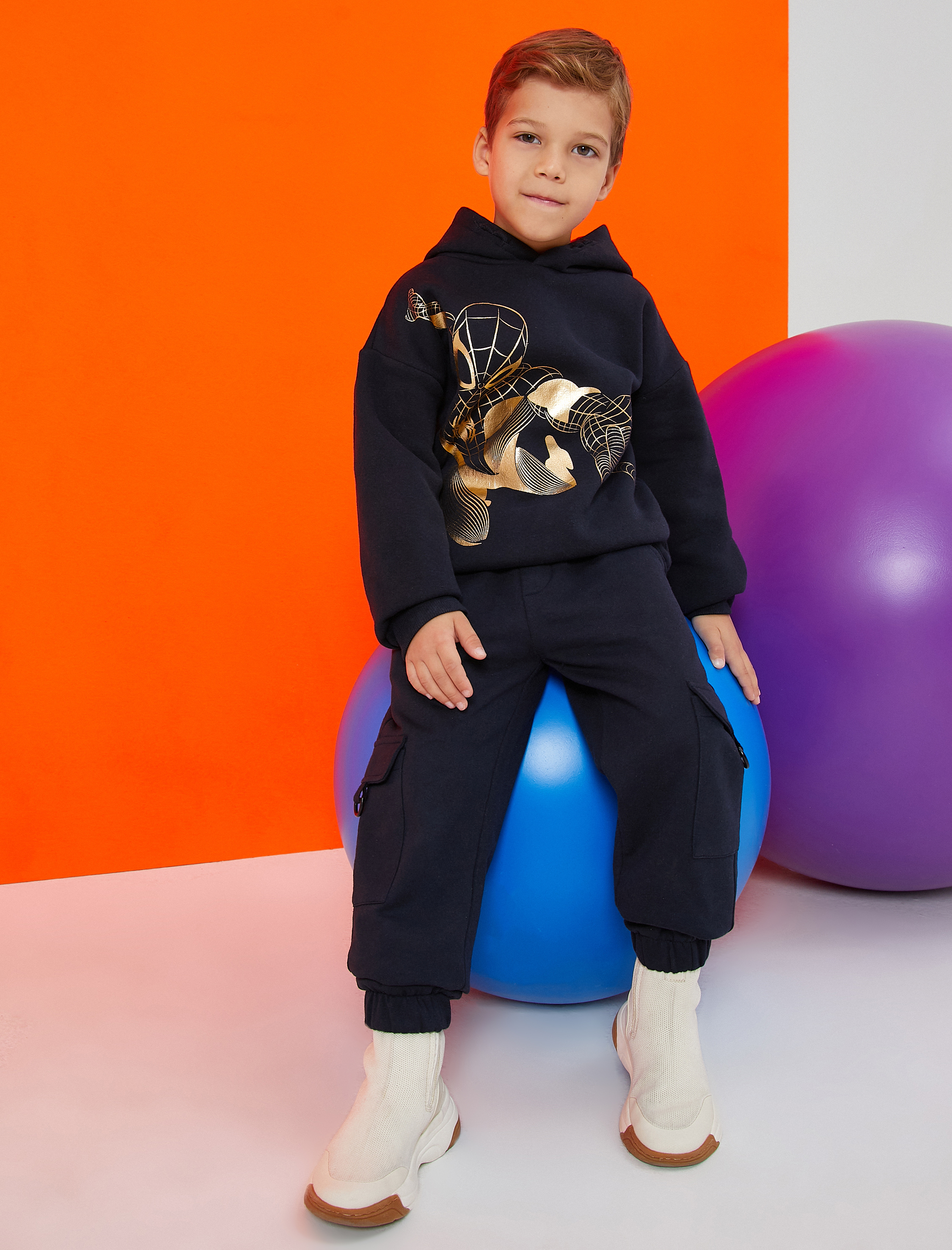  Erkek Çocuk Kargo Eşofman Altı Beli Bağlamalı