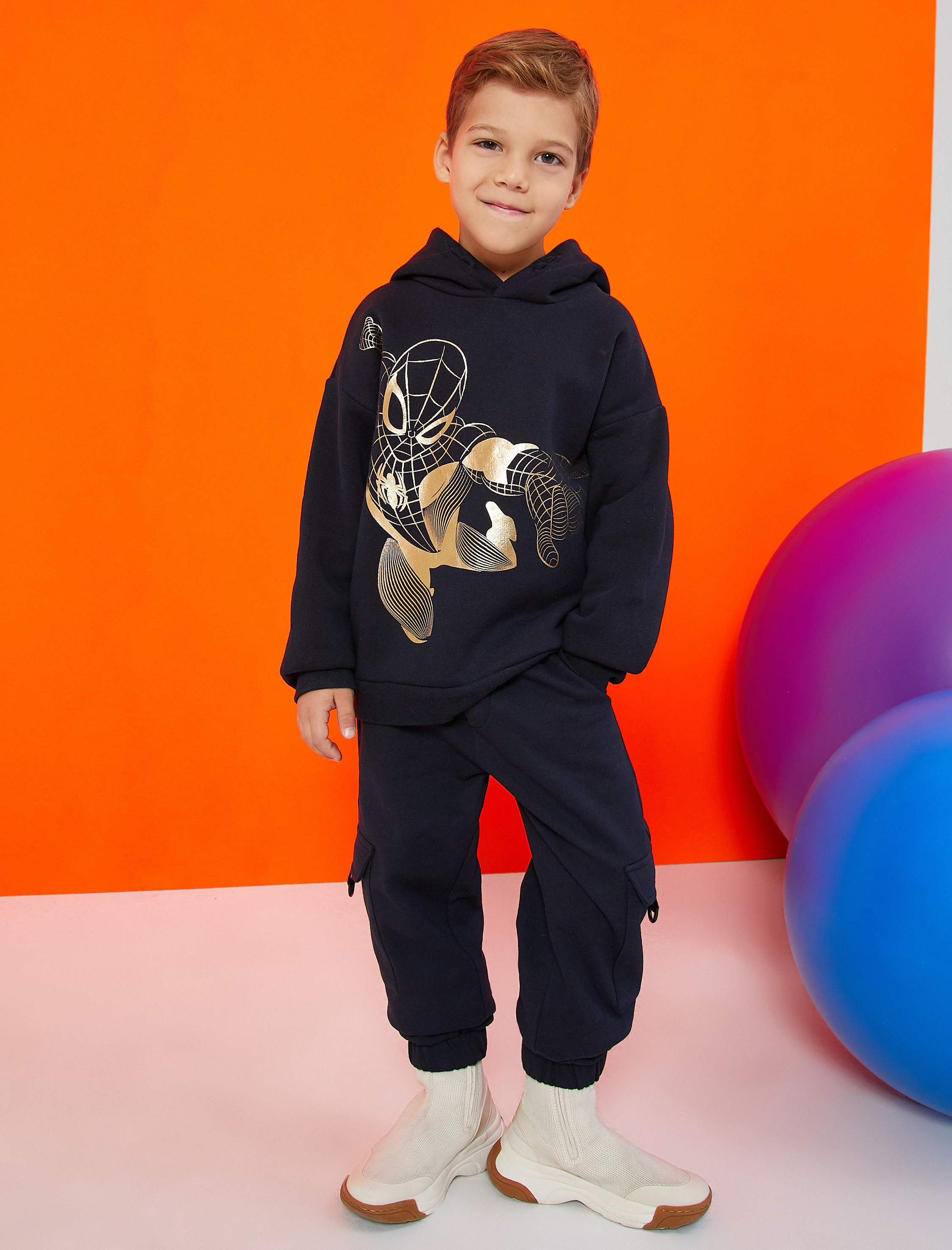  Erkek Çocuk Kargo Eşofman Altı Beli Bağlamalı