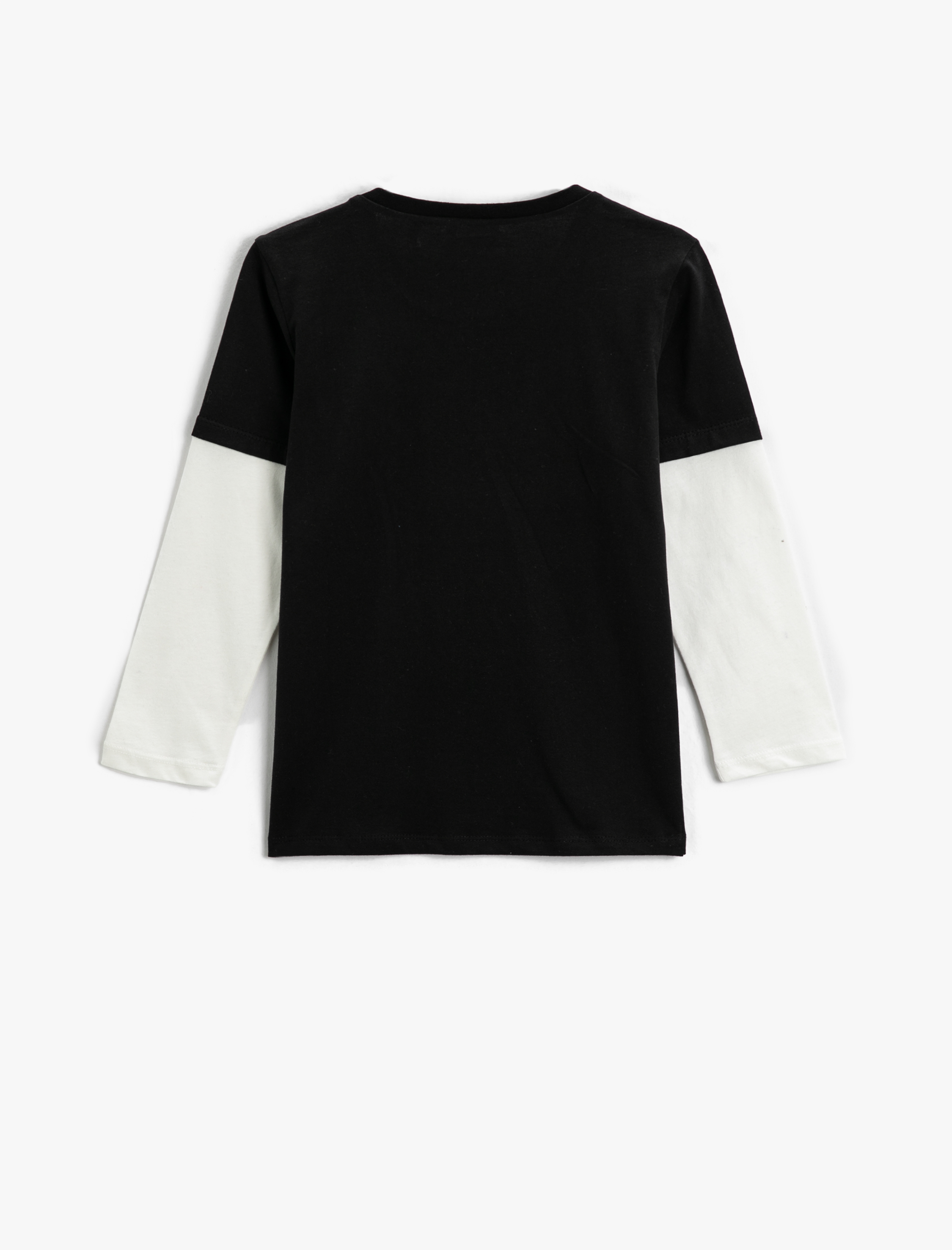  Erkek Çocuk Atatürk İmzası Baskılı Uzun Kollu Tişört