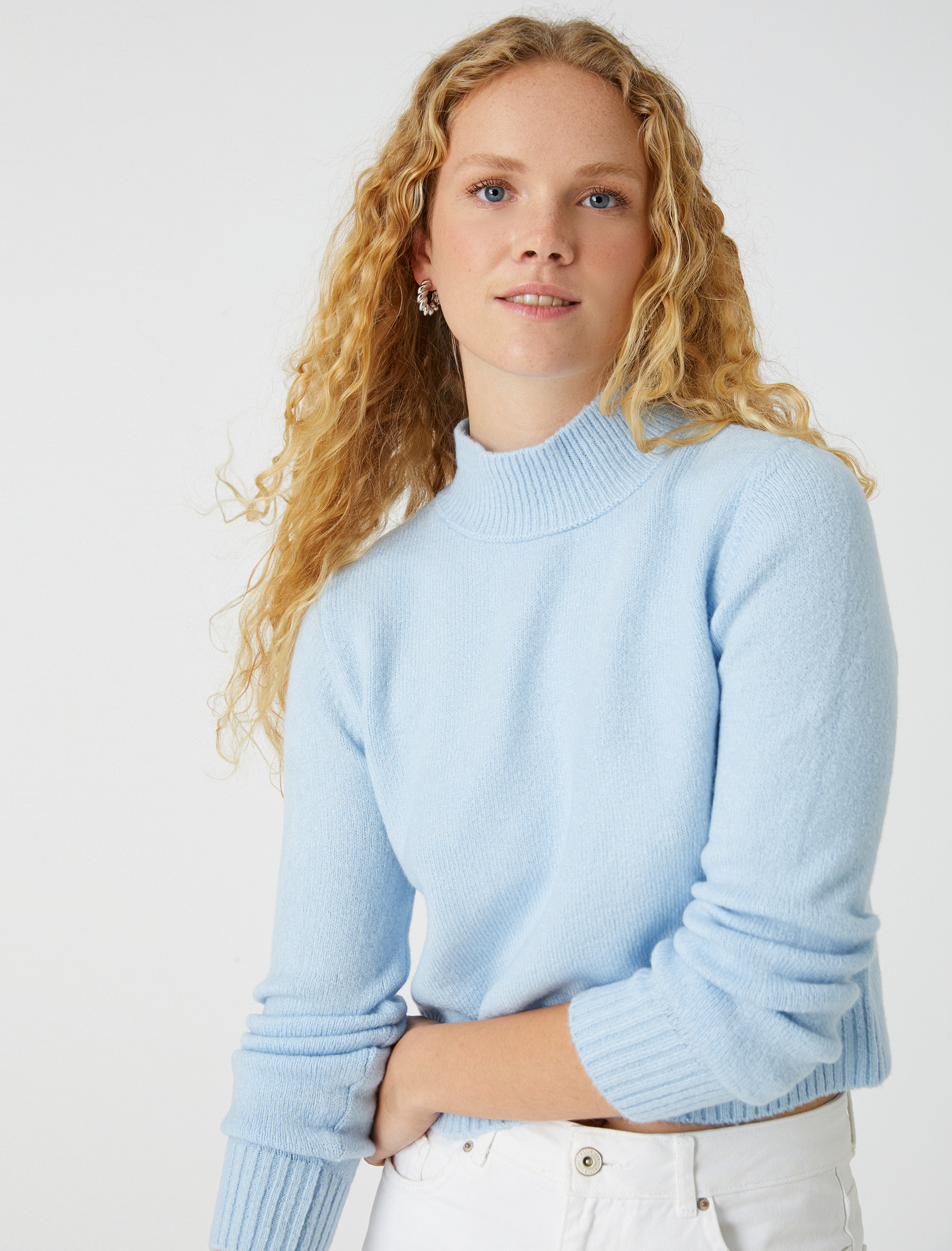   Crop Basic Triko Kazak