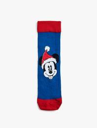 Mickey Mouse Soket Çorap Lisanslı Baskılı