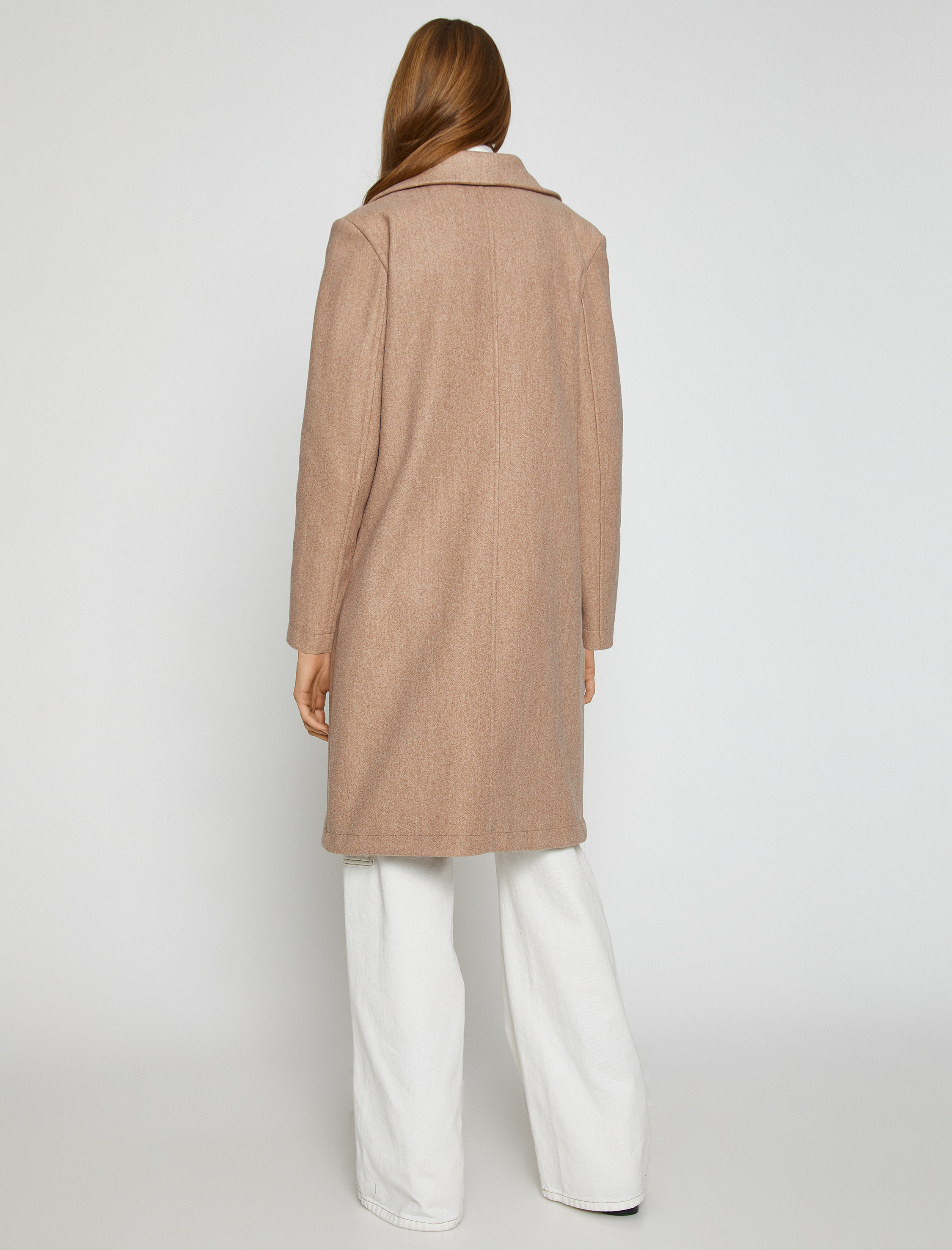   Midi Boy Kaşe Kaban