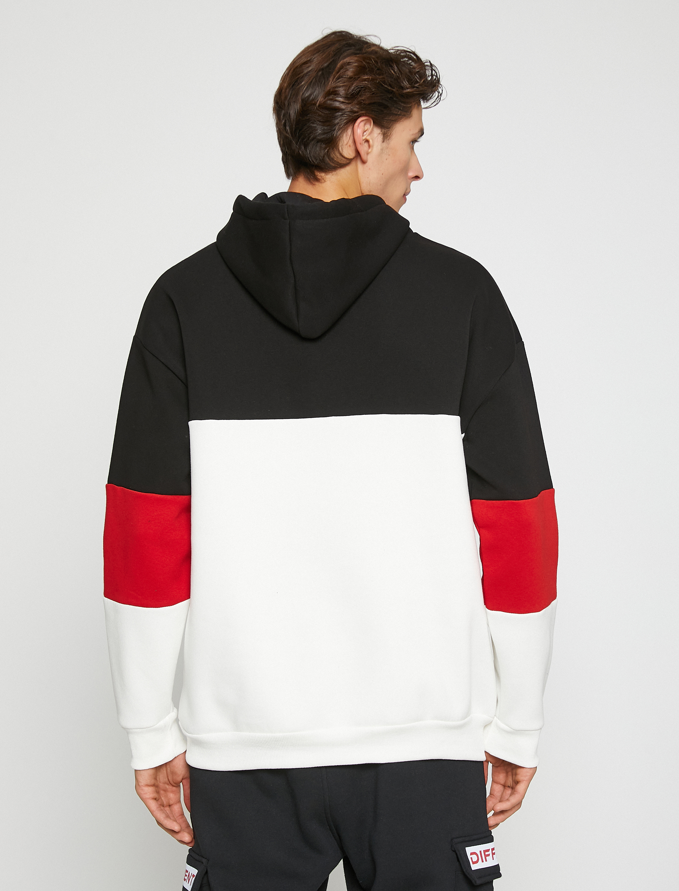   Basketbol Baskılı Sweatshirt Şardonlu Kapşonlu