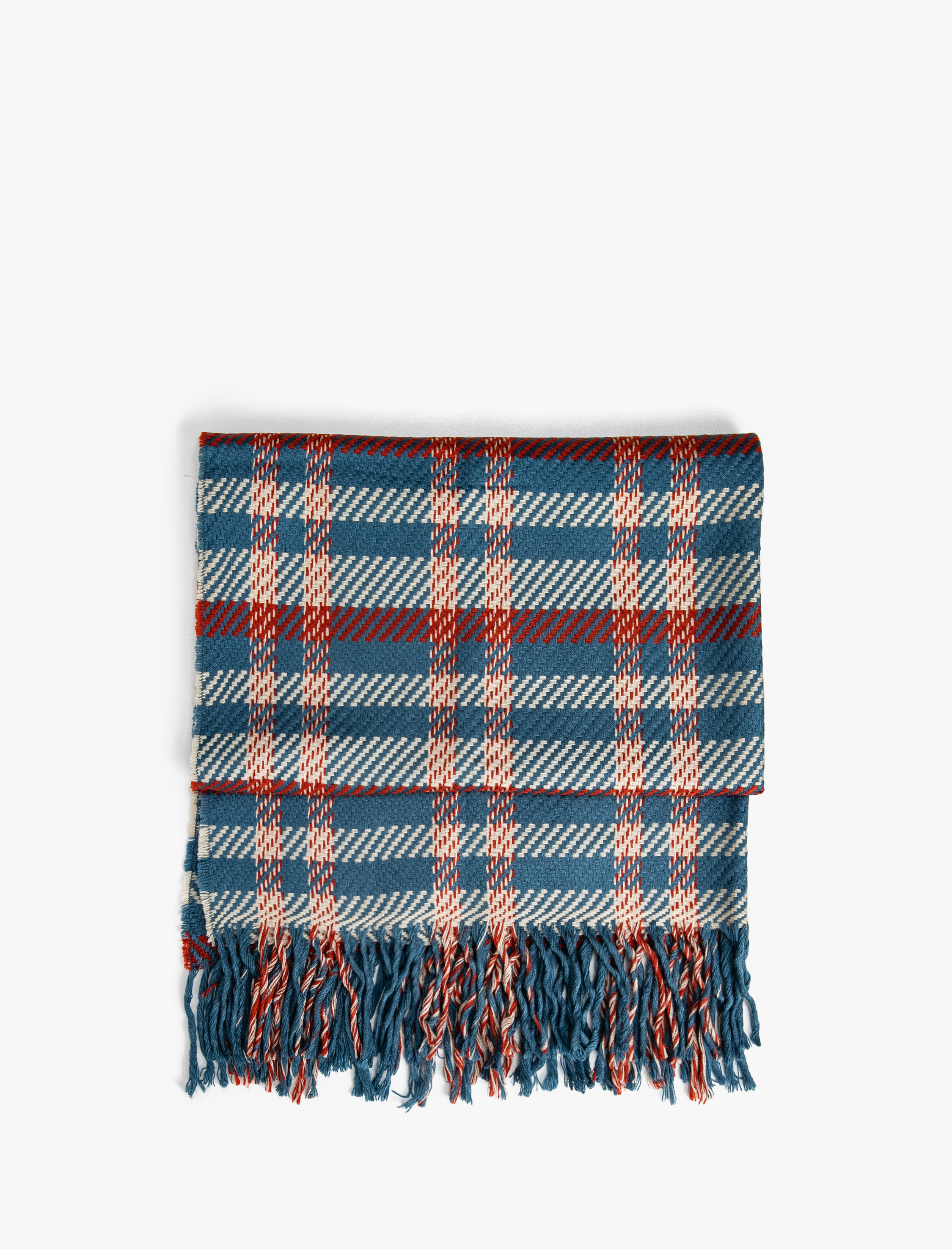  Kadın Ekose Desenli Şal