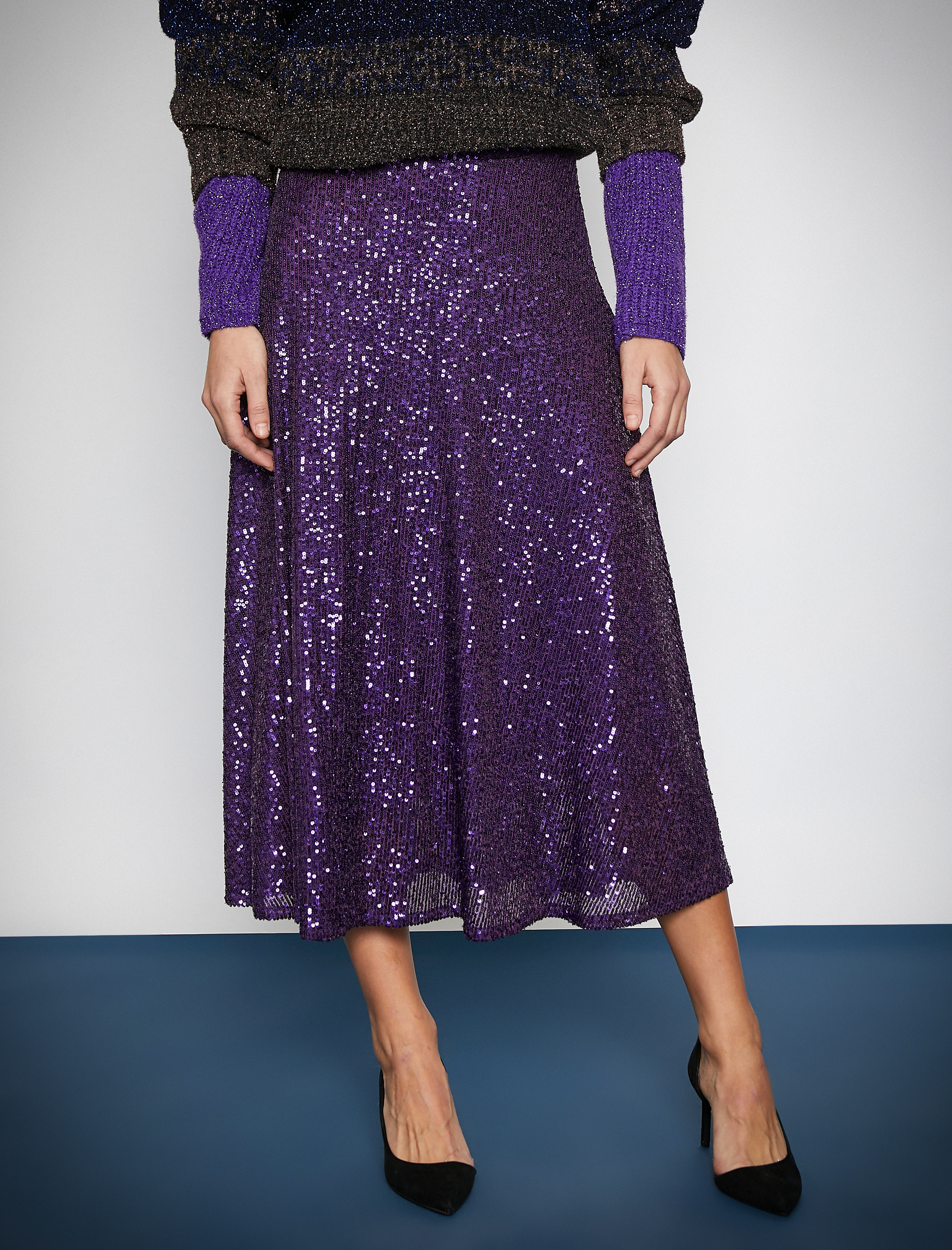   Melis Ağazat X Koton - Payetli Midi Boy Etek