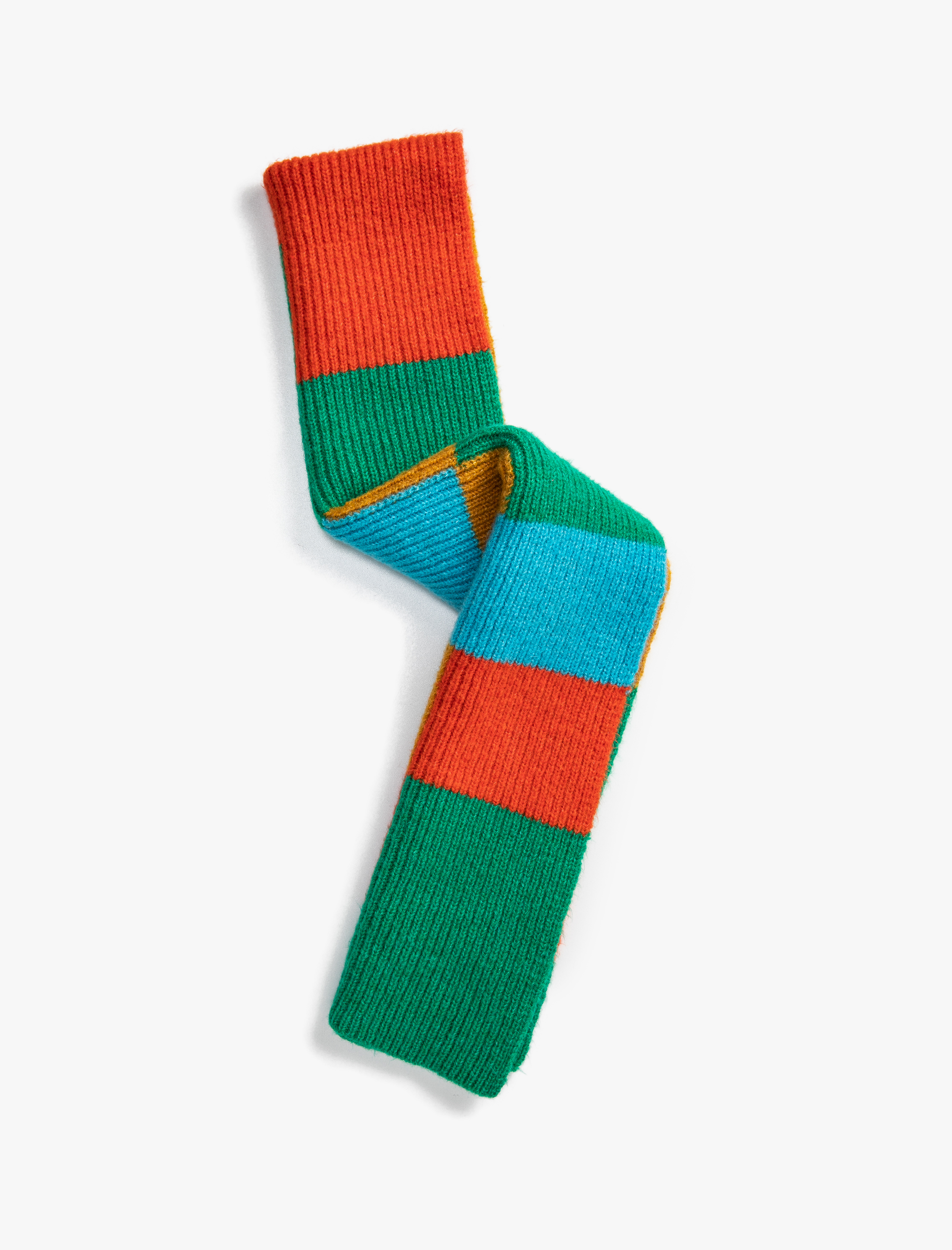  Kadın Renkli Triko Atkı