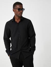 Basic Gömlek Klasik Yaka Non Iron