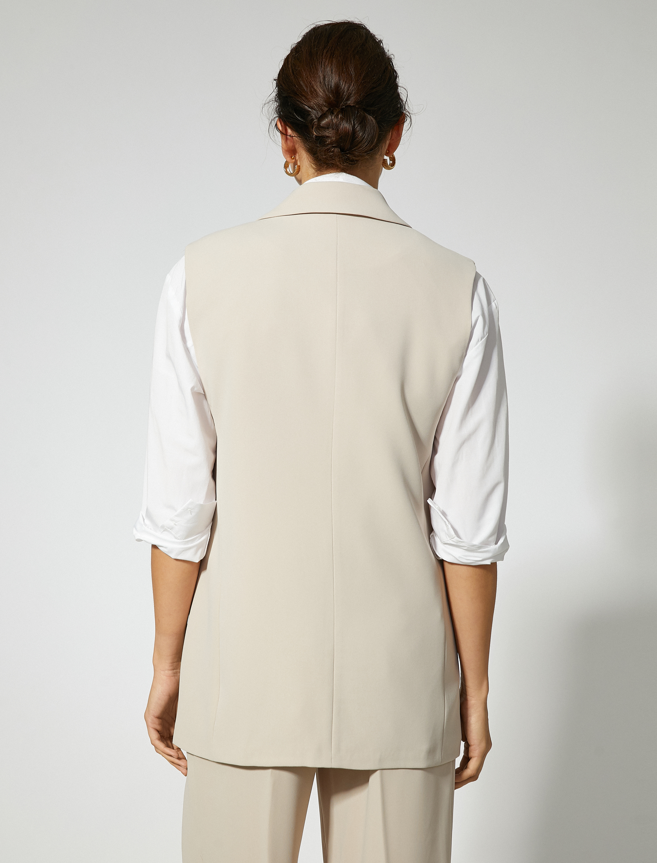   Blazer Yelek Cep Detaylı