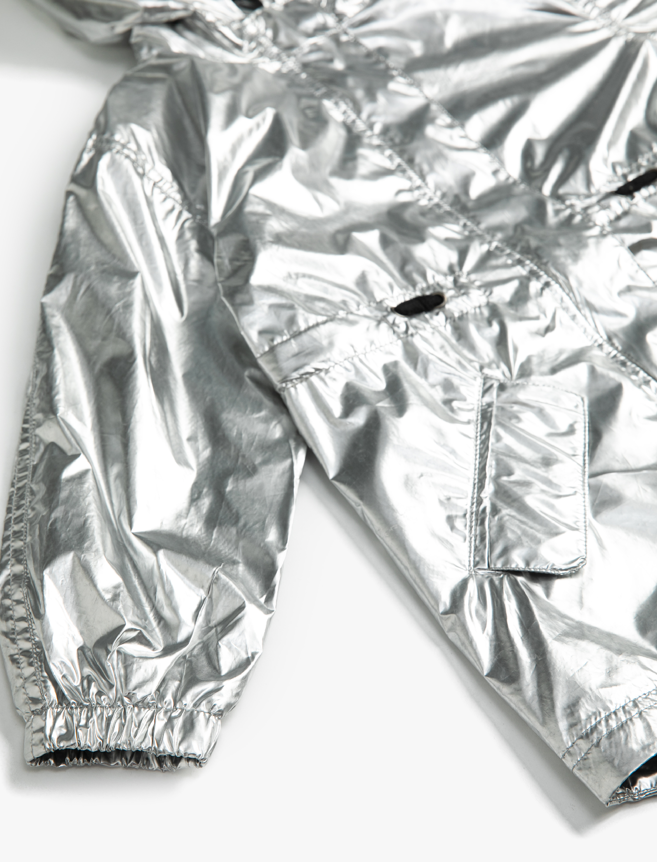  Kız Çocuk Parlak Kapüşonlu Yağmurluk