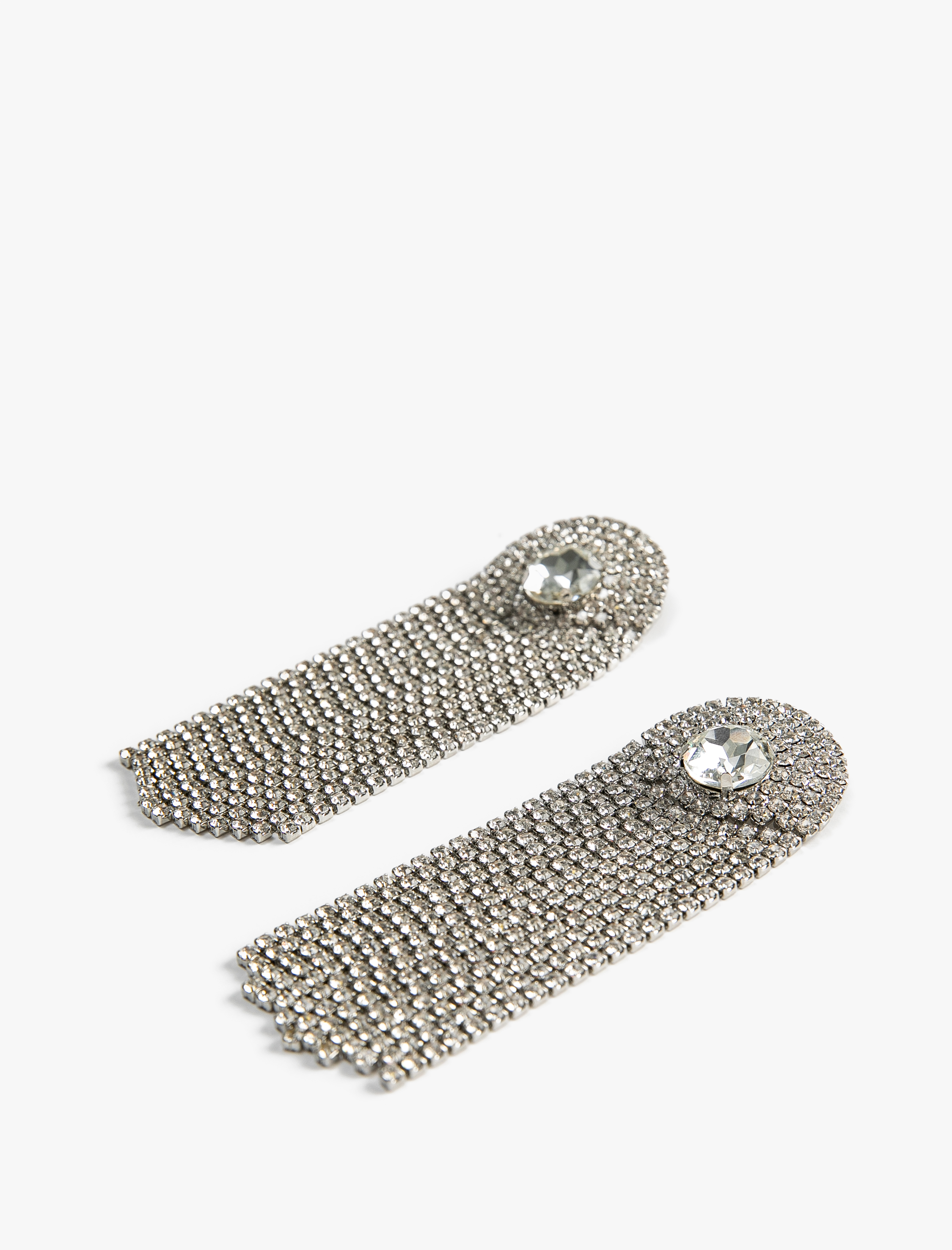 Kadın Su Yolu Taş Detaylı Küpe