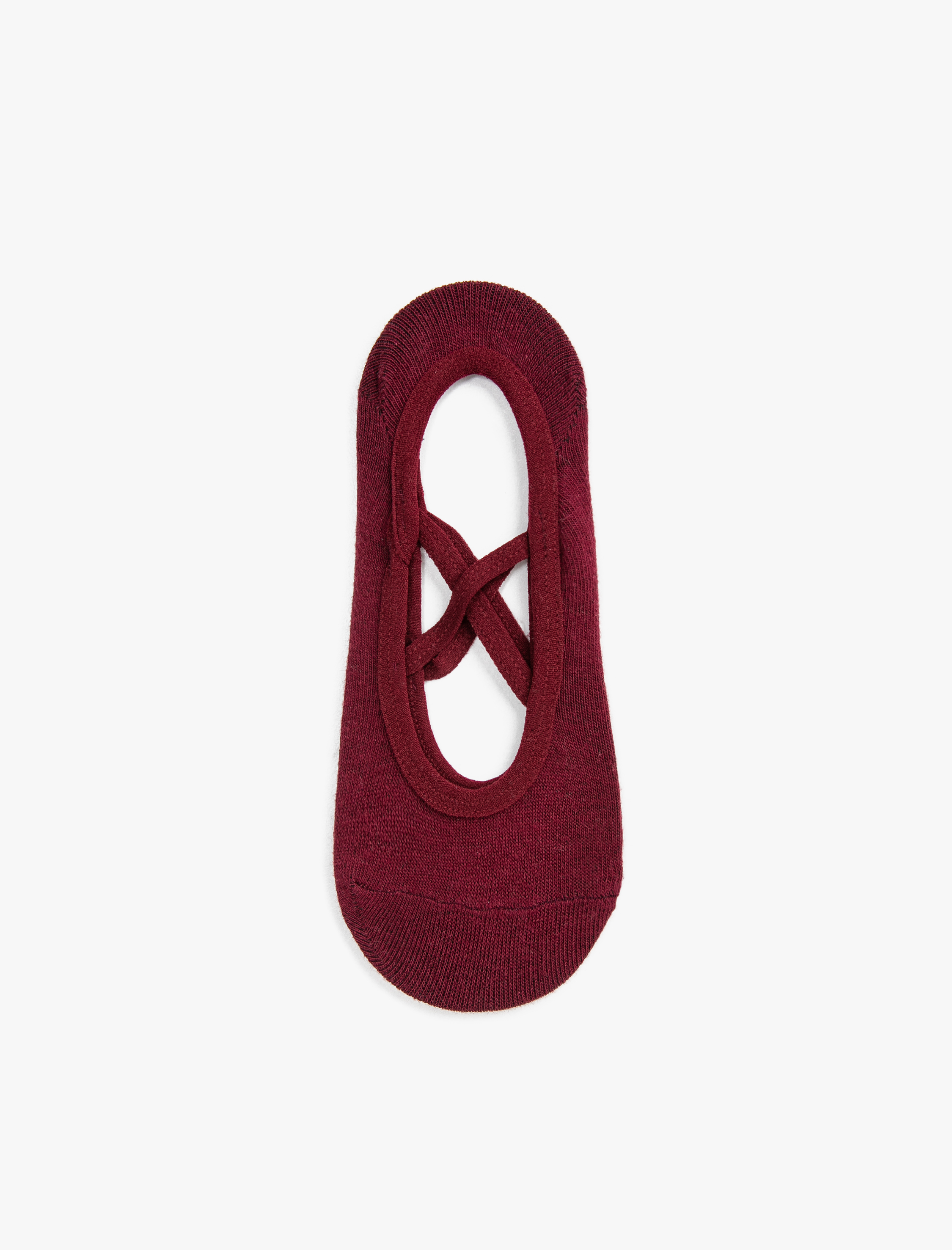  Kadın Biye Detaylı Spor Babet Çorabı