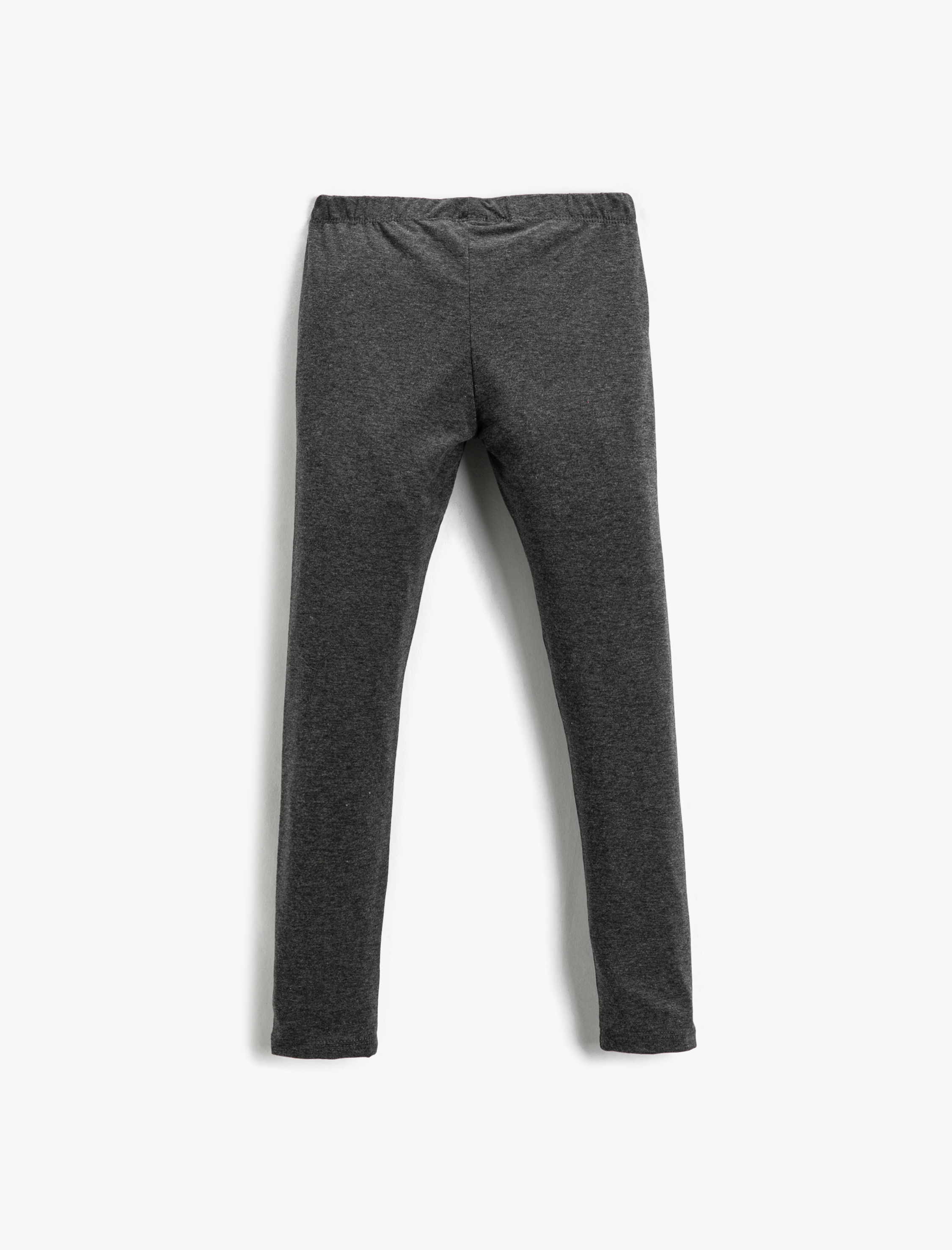  Kız Çocuk Basic Tayt Beli Lastikli Pamuklu