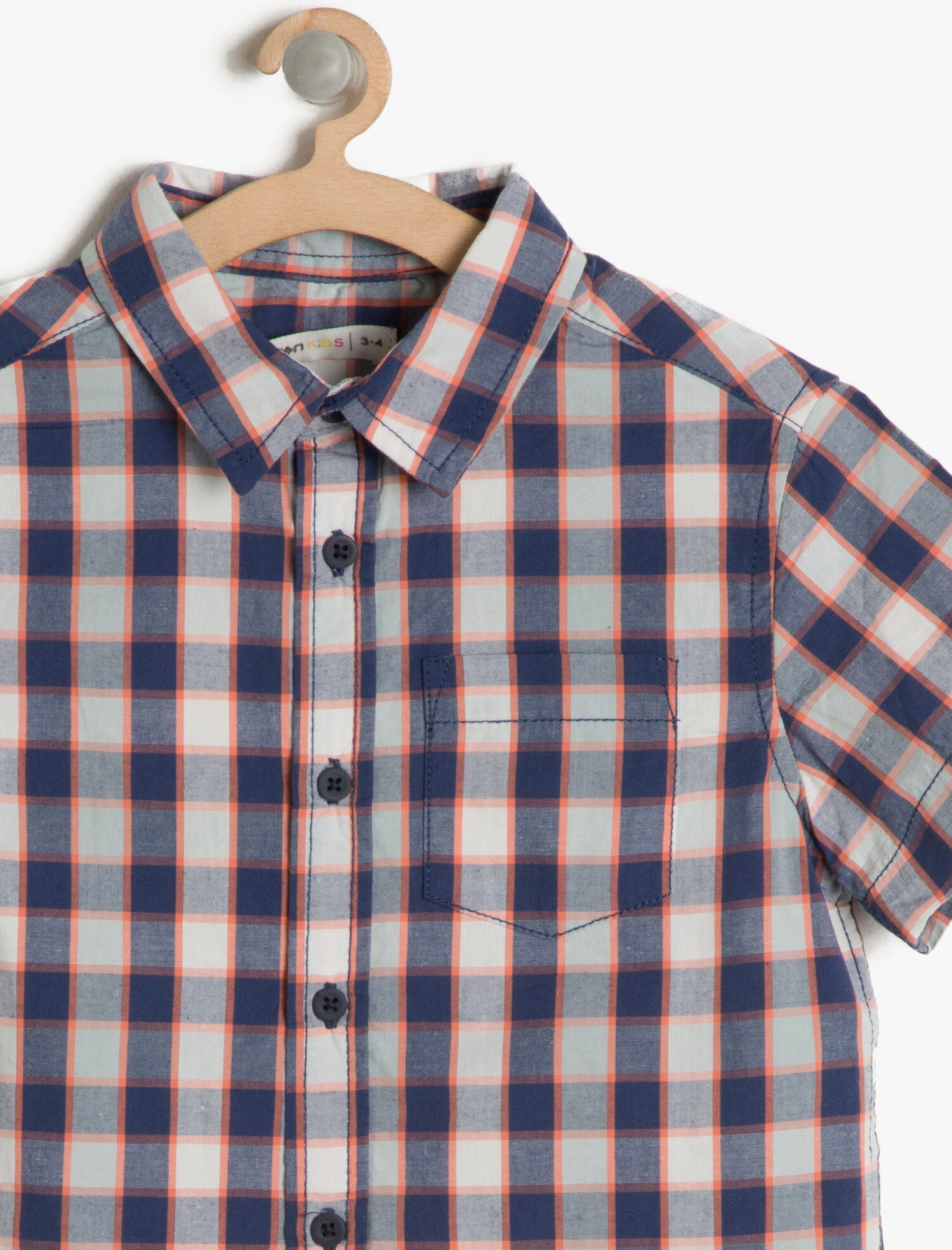  Erkek Çocuk Kareli Gömlek
