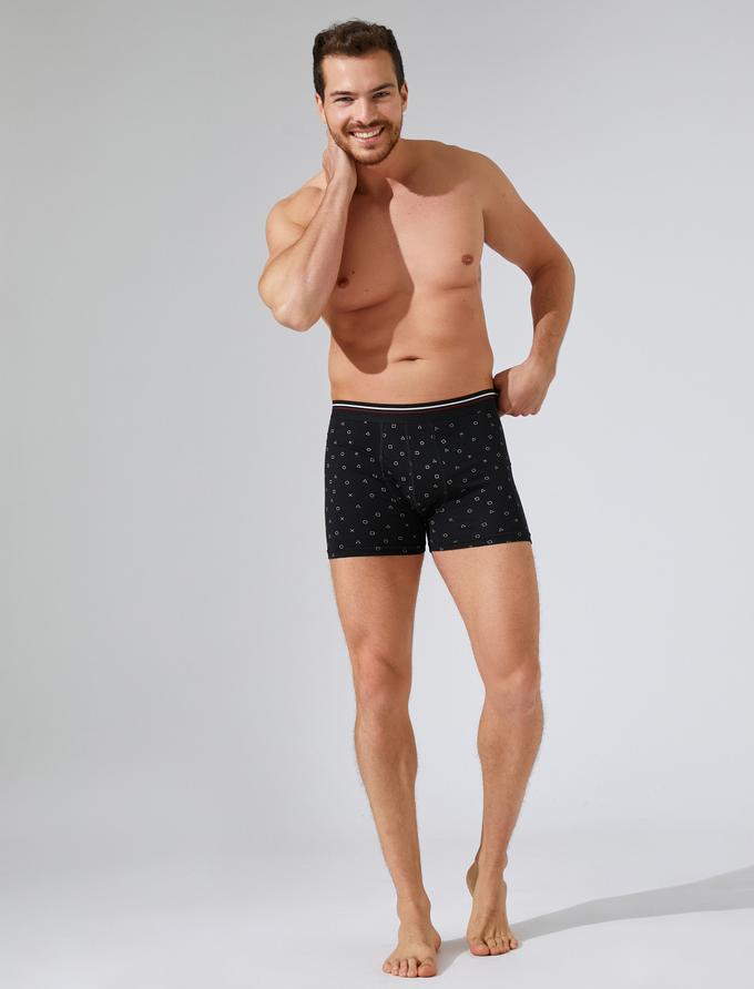 Koton 3-Pack Basic Boxer Set, Boxer Uomini, Anthracite (BT6