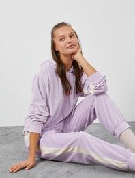 Kışlık Pijama Altı Jogger  Örme