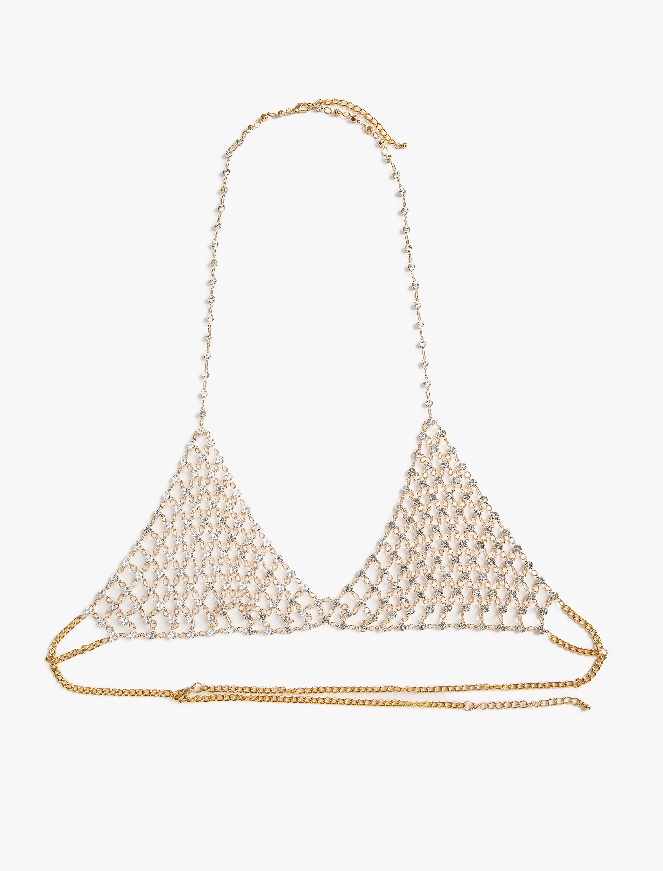  Kadın Taşlı Vücut Zinciri