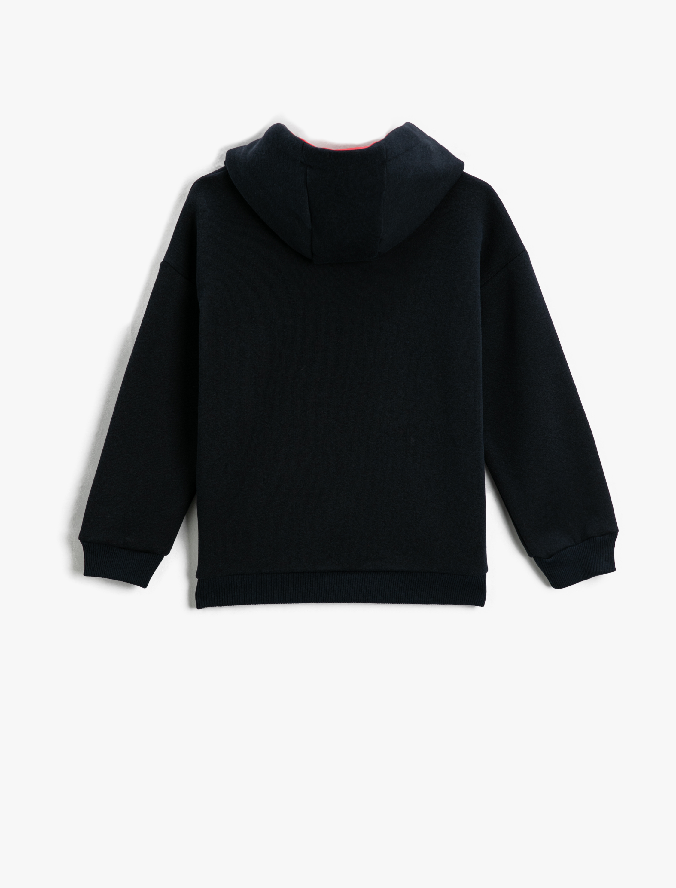  Erkek Çocuk Kapşonlu Sweatshirt Spiderman Baskılı Lisanslı Şardonlu