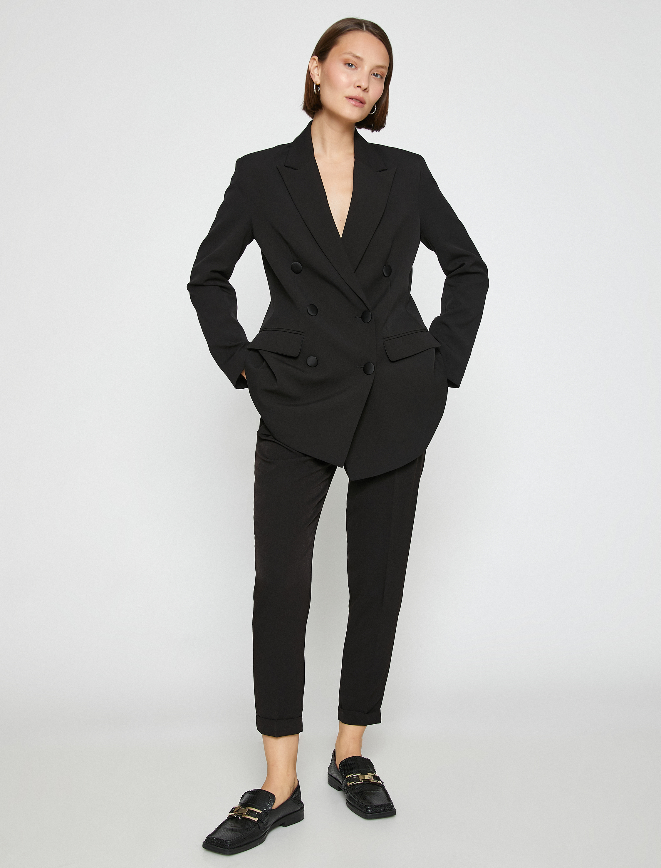   Normal Bel Kısa Paça Pantolon