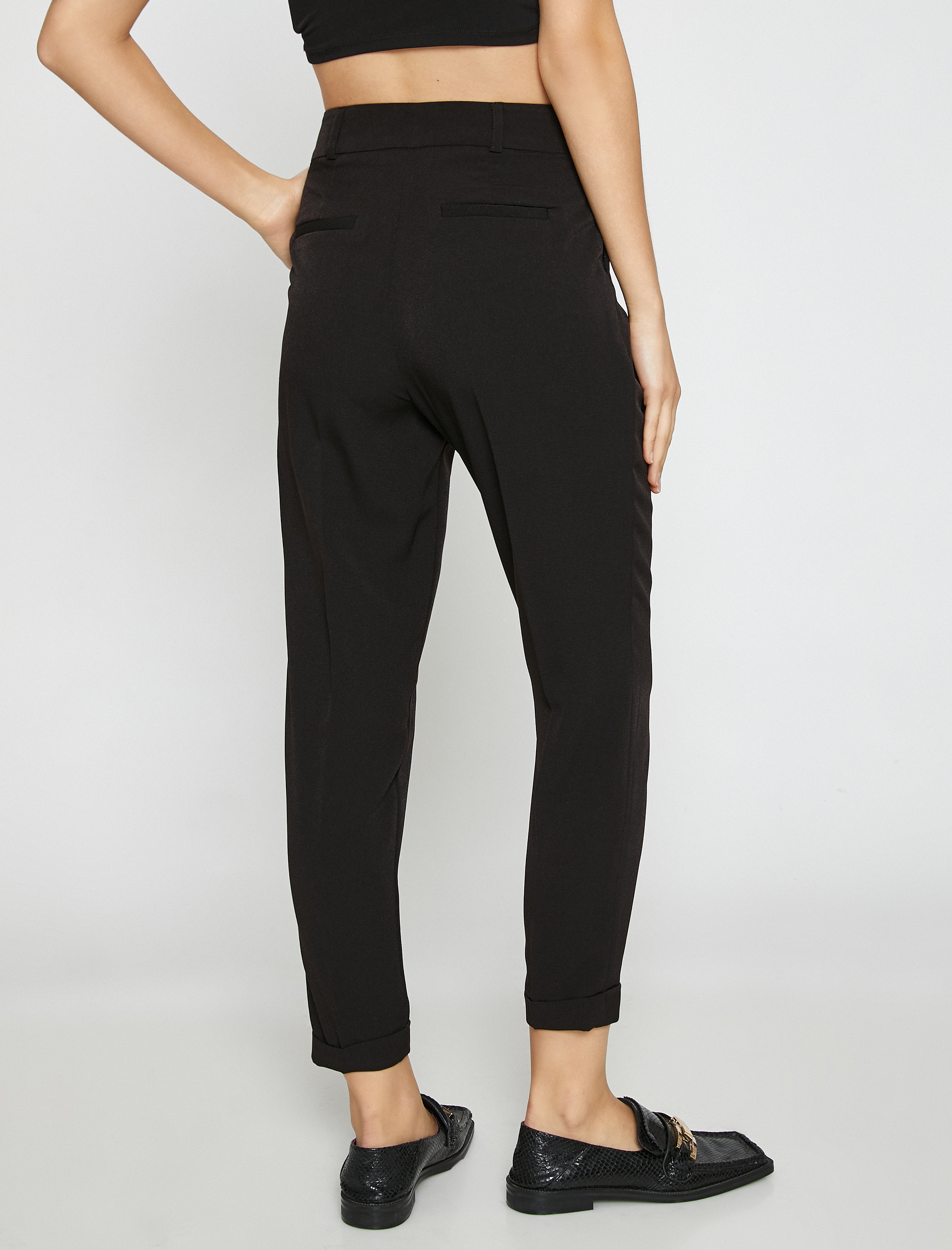   Normal Bel Kısa Paça Pantolon