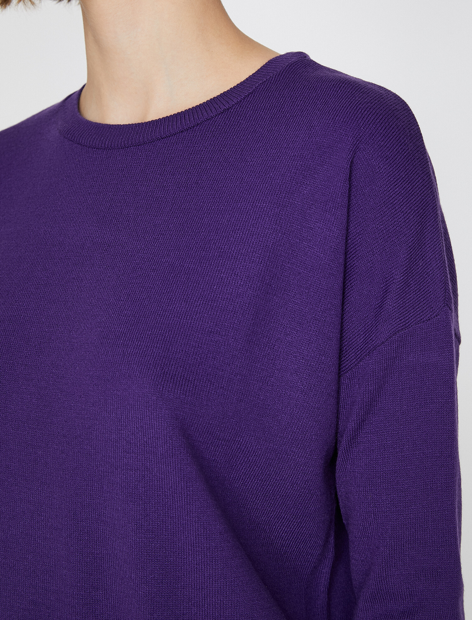   Bisiklet Yaka Triko Kazak