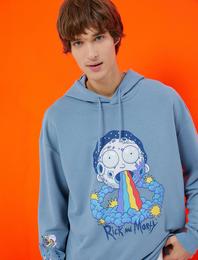 Rick and Morty Sweatshirt Lisanslı Baskılı