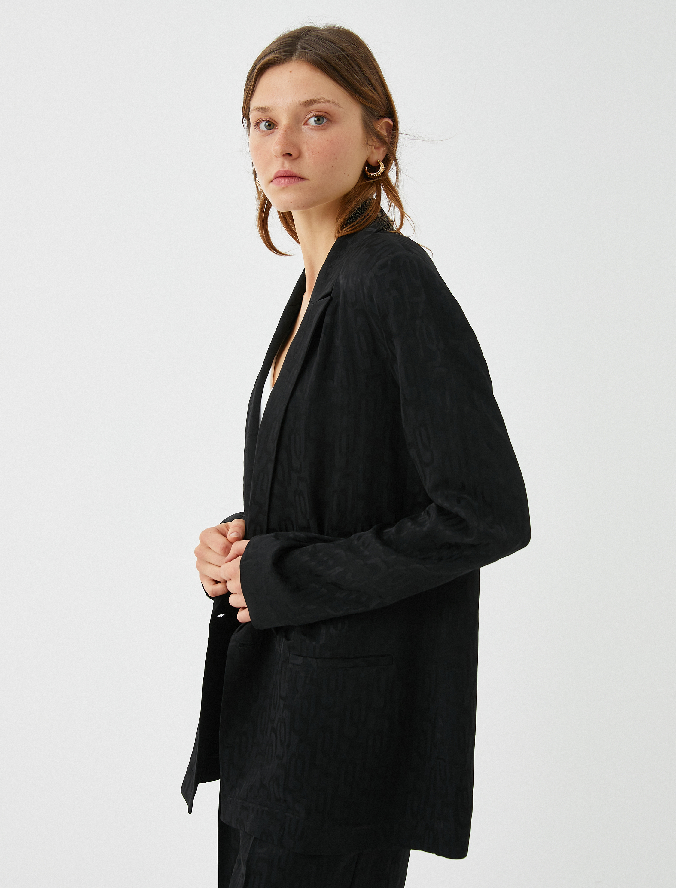   Oversize Kruvaze Blazer Ceket