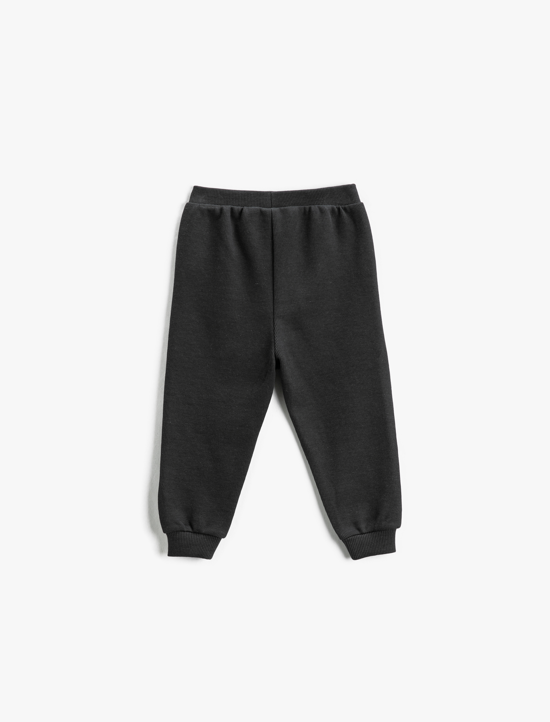  Erkek Bebek Basic Jogger Eşofman Altı Beli Bağlamalı Ribanalı