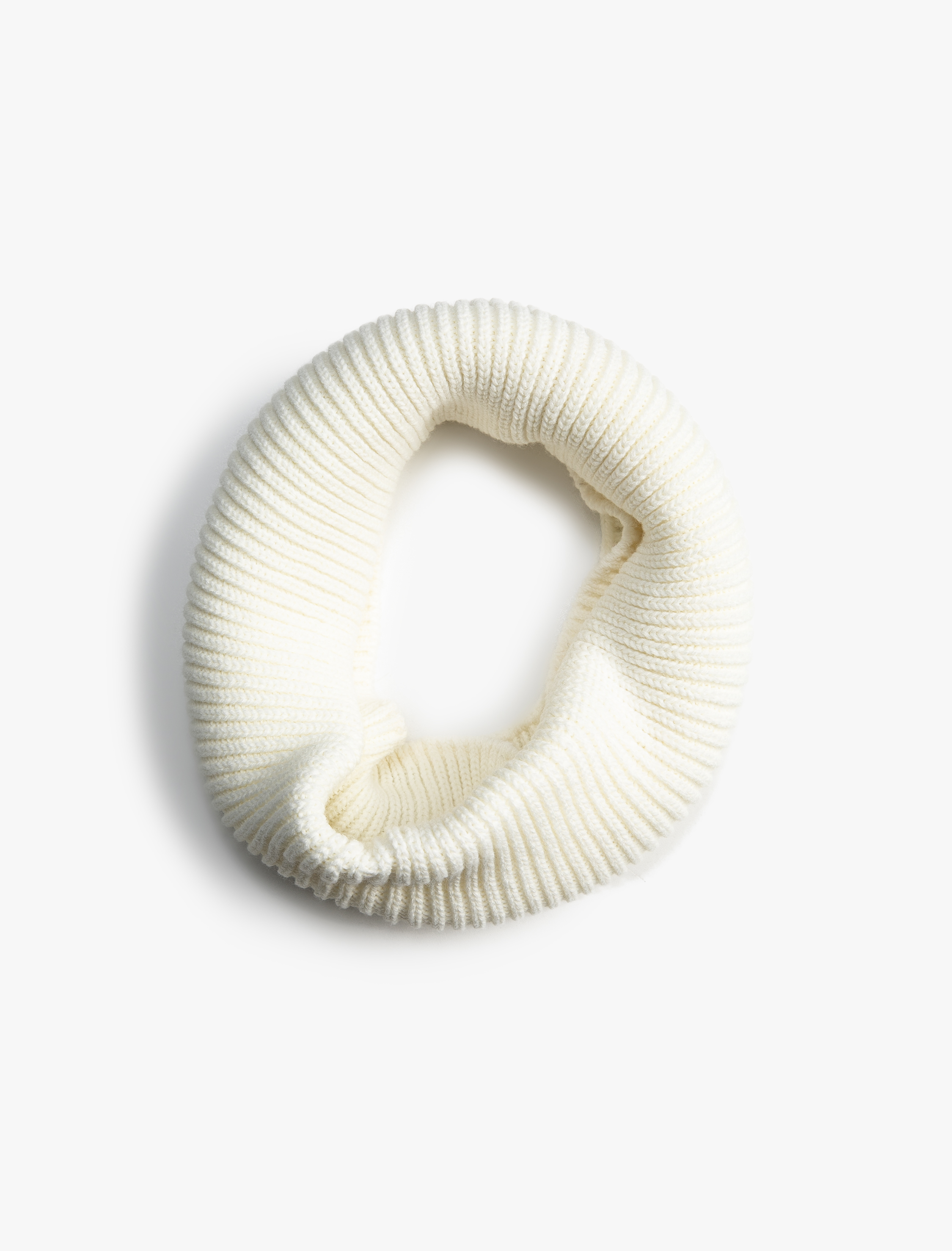  Kadın Basic Lastik Örgü Boyunluk