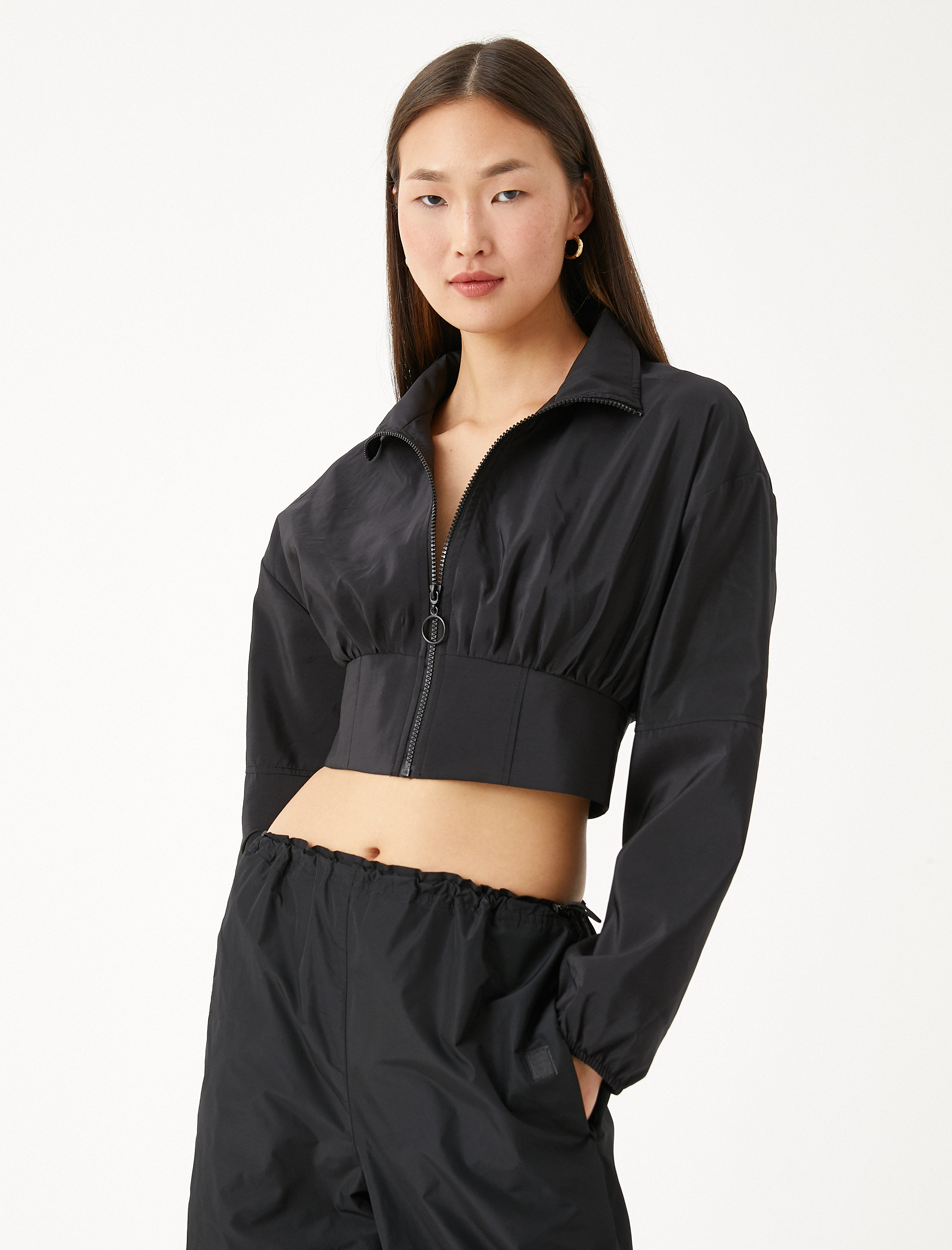 Crop Mont Fermuarlı