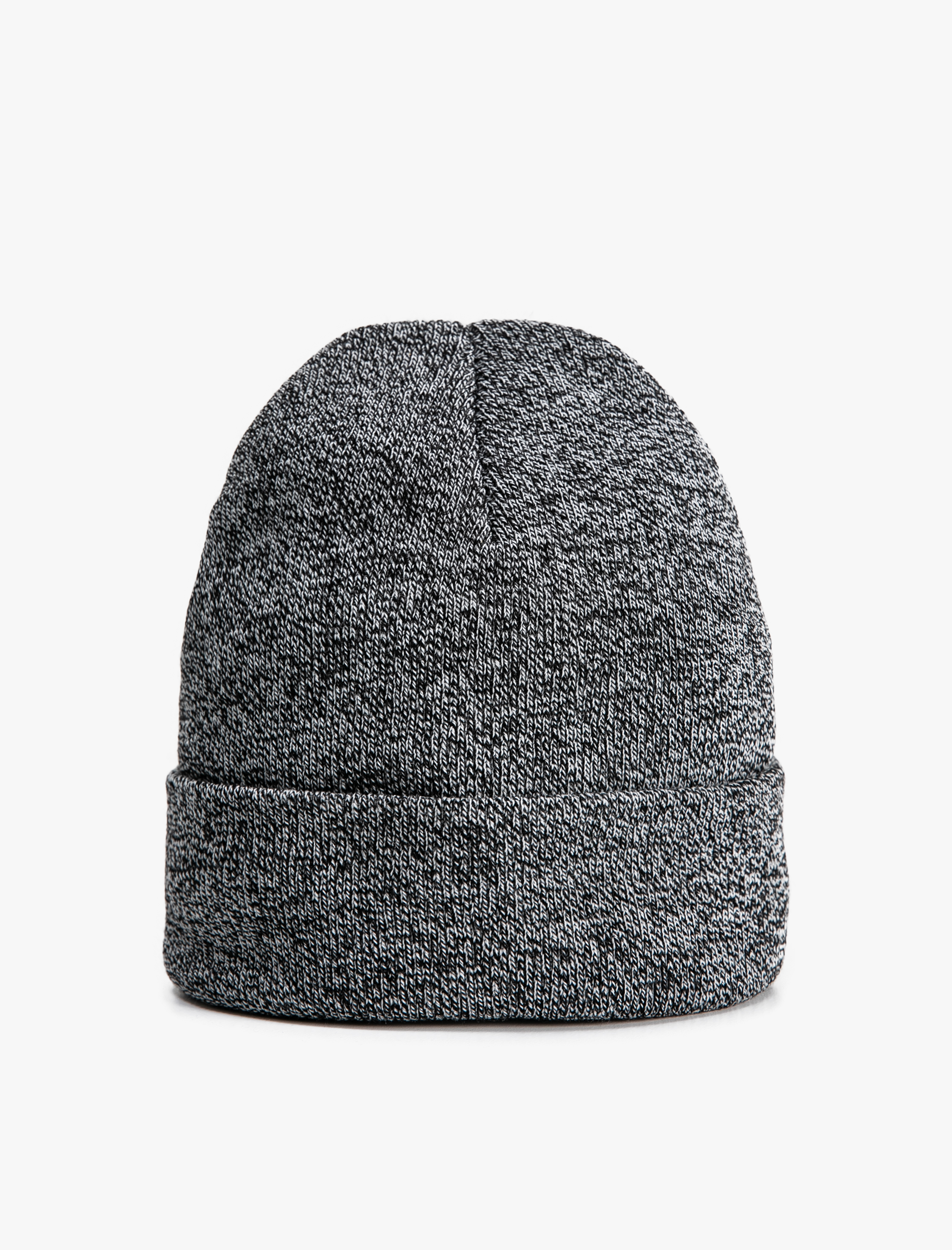 Erkek Basic Örgü Bere Katlama Detaylı Kırçıllı